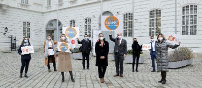 Anlässlich der weltweiten Aktion „16 Tage gegen Gewalt an Frauen“ beteiligt sich das Bundeskanzleramt an der Kampagne „Orange the World – 16 days of activism against gender-based violence“.