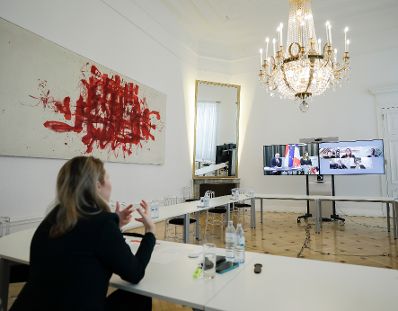 Am 3. Dezember 2020 nahm Bundesministerin Susanne Raab an einer Videokonferenz teil.