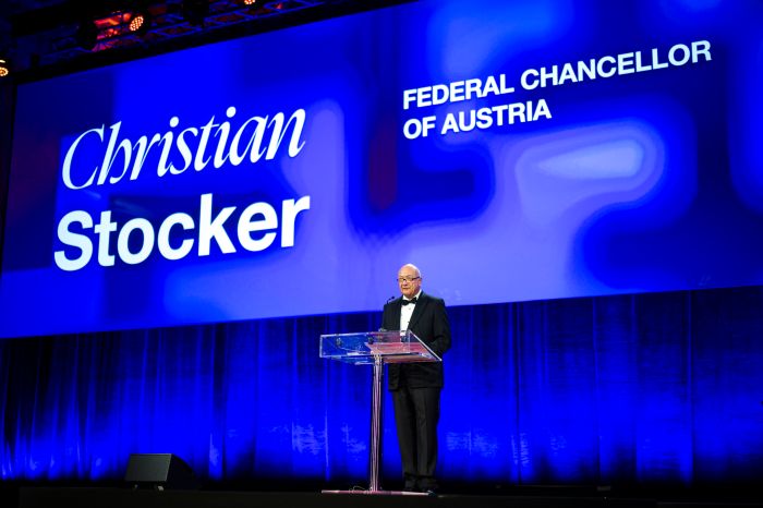 <p>Am 28. Oktober 2026 nahm Bundeskanzler Christian Stocker (im Bild) an der TEDAI Vienna 2026 Konferenz zum Thema K&uuml;nstliche Intelligenz teil.</p>