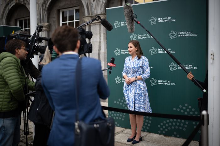 <p>Am 4. September 2026 nahm Bundesministerin Claudia Bauer (im Bild) an der Informelle Tagung des Rates f&uuml;r Allgemeine Angelegenheiten in Dublin teil.</p>
