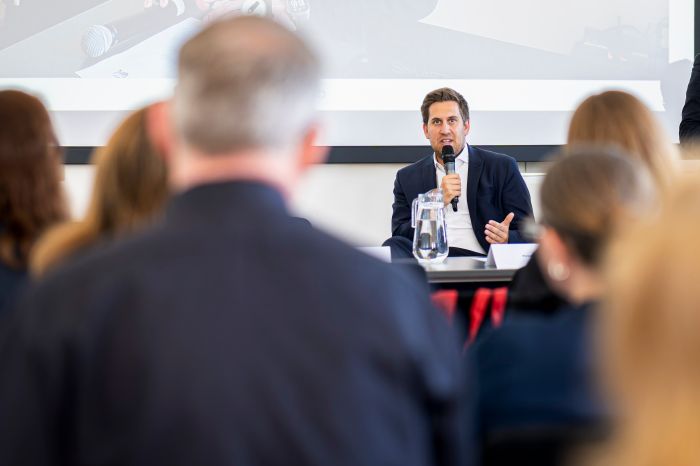 Am 26. Mai 2026 nahm Staatssekret&auml;r Alexander Pr&ouml;ll (im Bild) am IGF-Austria Forum teil.