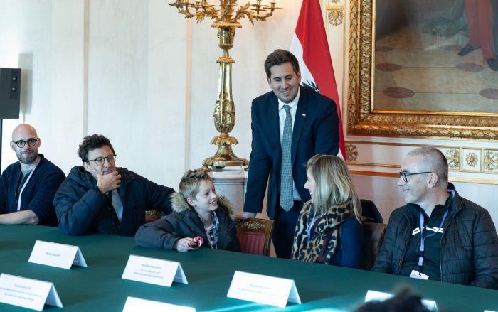 <p>Am 26. Oktober 2026 lud Staatssekret&auml;r Alexander Pr&ouml;ll (im Bild) anl&auml;sslich des Nationalfeiertags Besucherinnen und Besucher zum Tag der offenen T&uuml;r ins Bundeskanzleramt.</p>