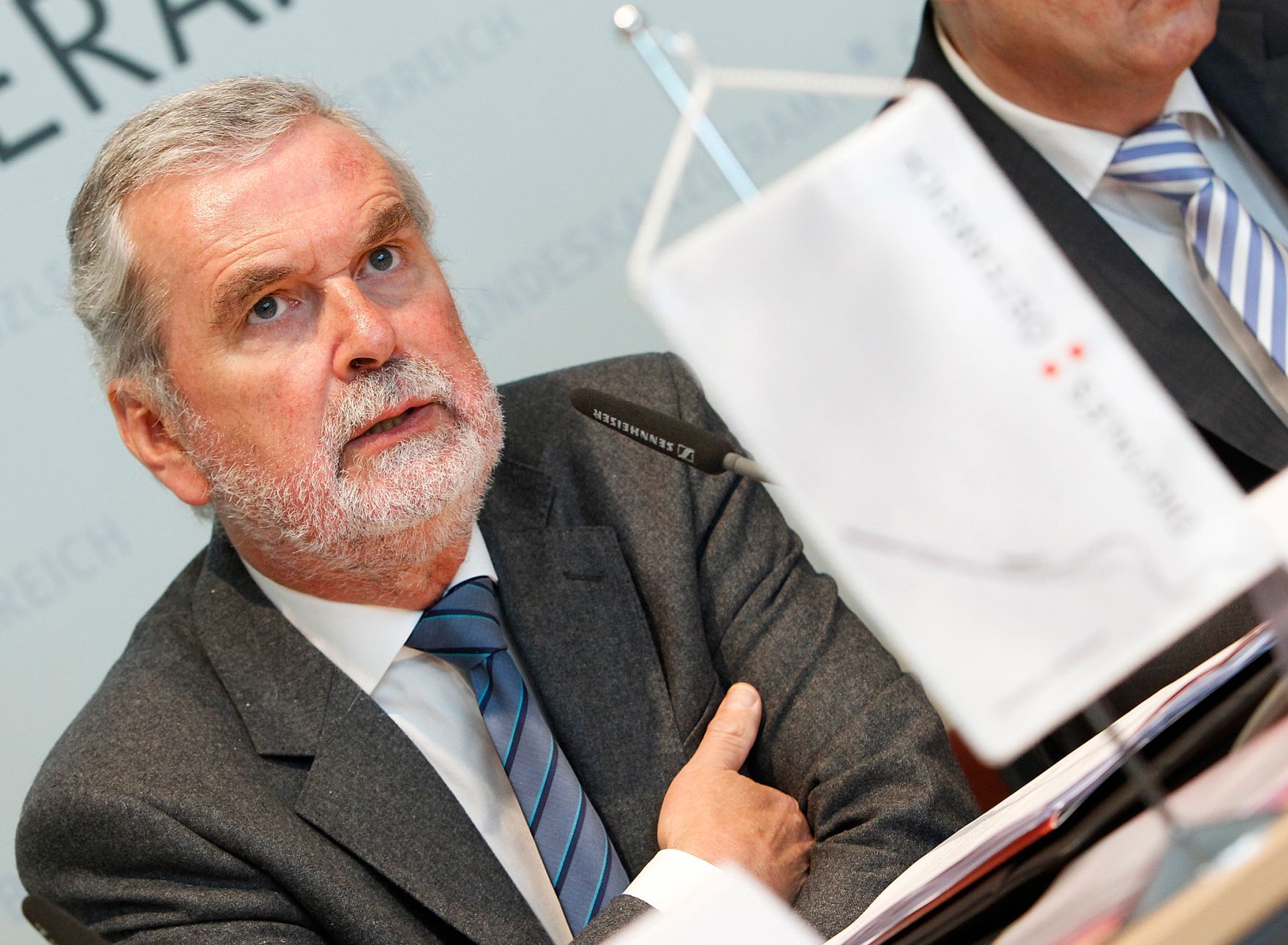 Am 20. April 2012 fand im Bundeskanzleramt ein Pressegespr&auml;ch zum Thema Open Government Data statt. Im Bild Johann Mittheisz (Stadt Wien).