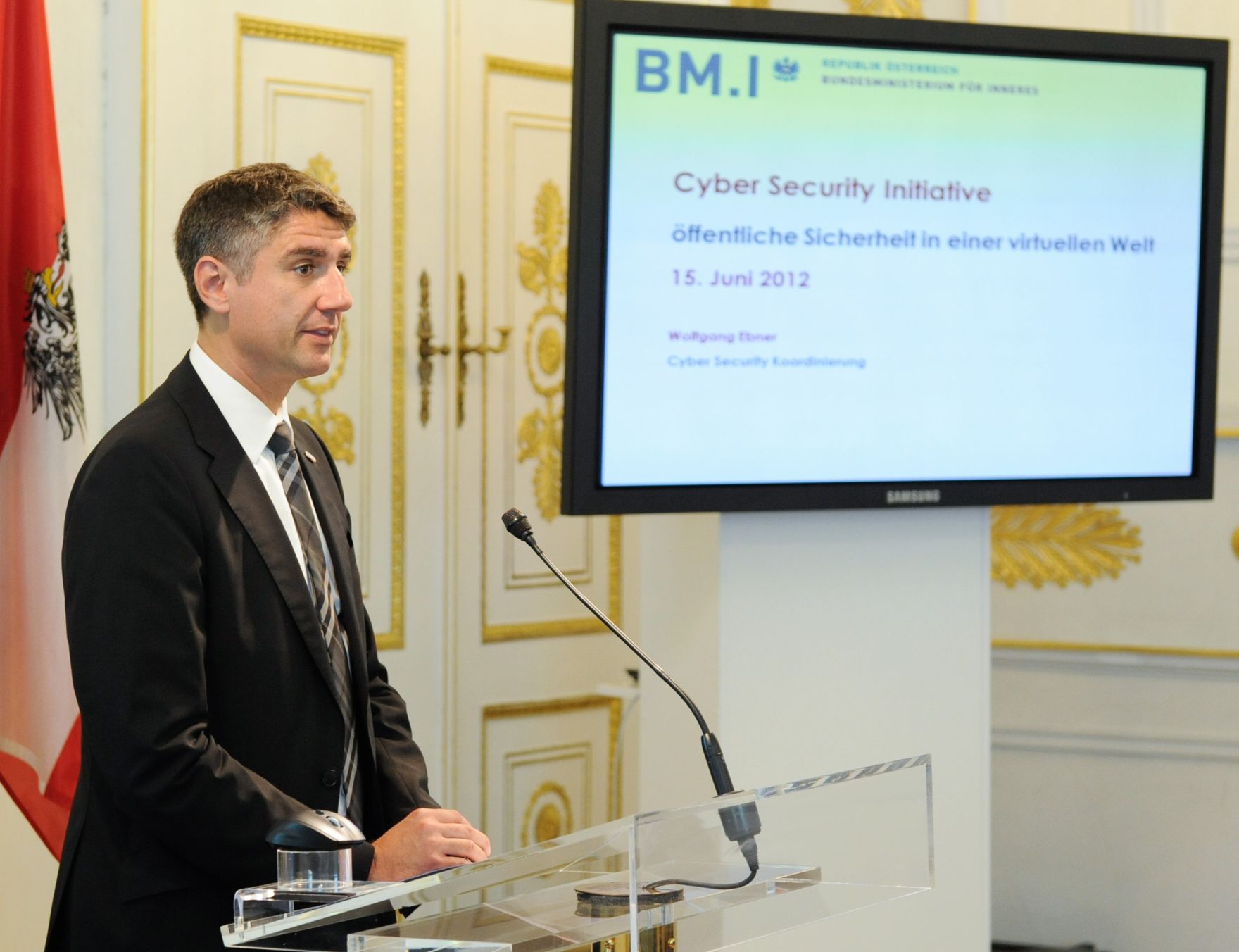 Am 15. Juni 2012 fand im Bundeskanzleramt die Abschlussveranstaltung zur Pr&auml;sentation der IKT-Sicherheitsstrategie statt.