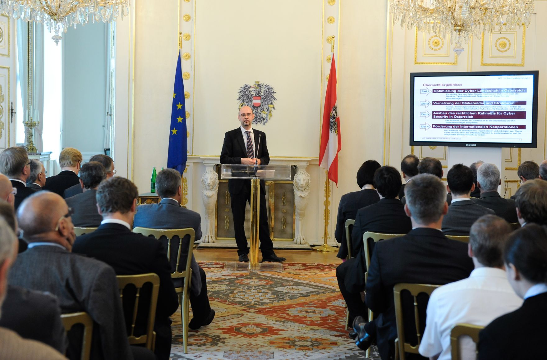 Am 15. Juni 2012 fand im Bundeskanzleramt die Abschlussveranstaltung zur Pr&auml;sentation der IKT-Sicherheitsstrategie statt.