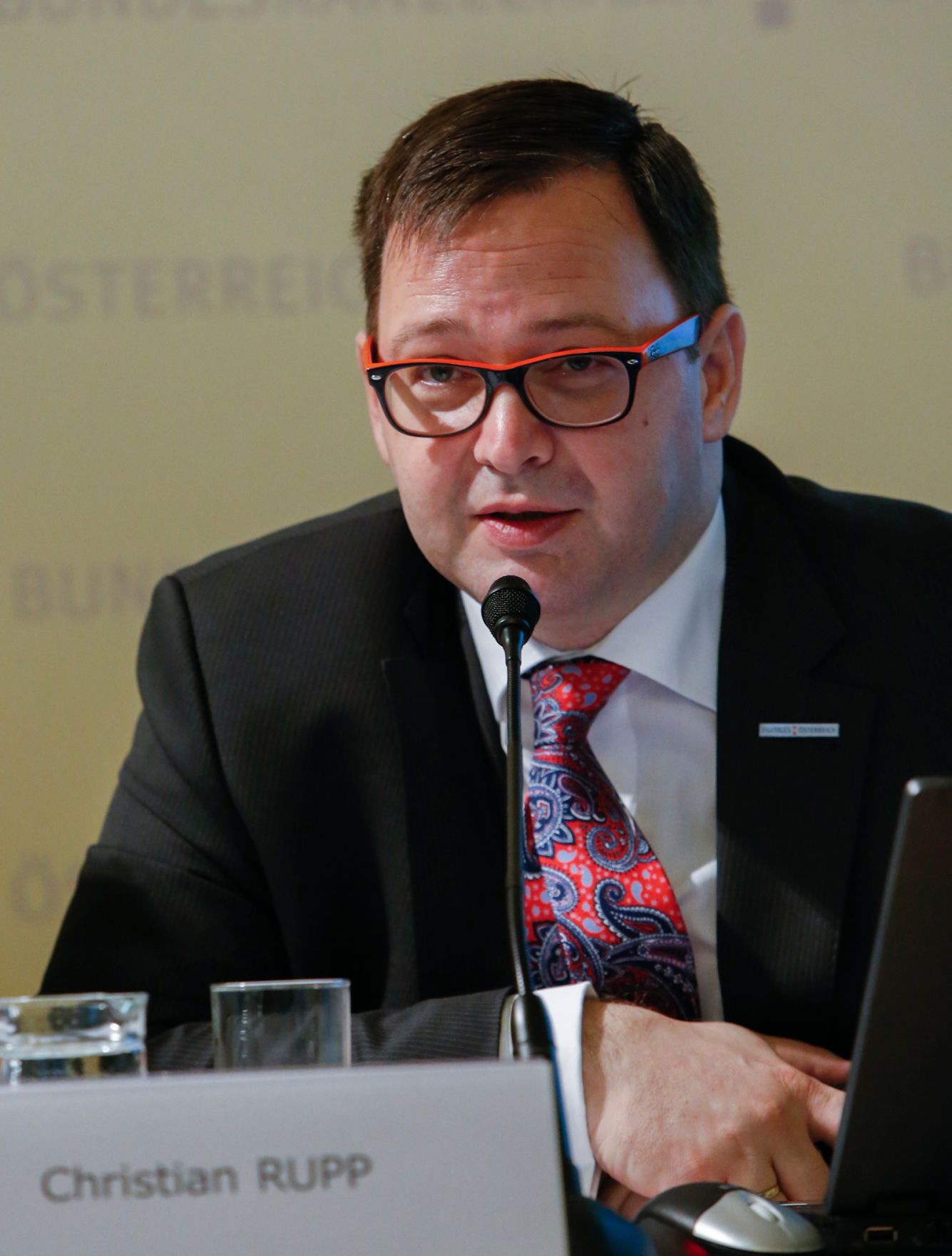 Am 10. J&auml;nner 2013 fand im Bundeskanzleramt die Veranstaltung &quot;15 Jahre HELP &amp; RIS&quot; statt. Im Bild Christian Rupp.