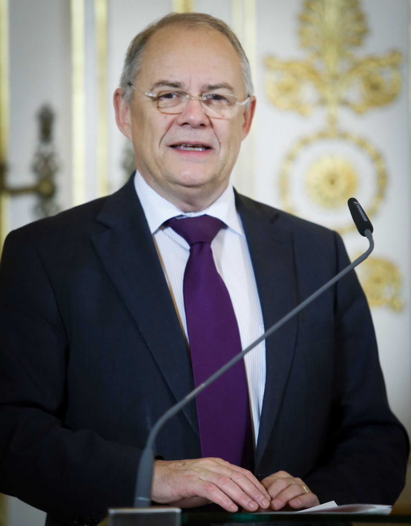 Am 24. J&auml;nner 2014 fand im Bundeskanzleramt der 8. Europ&auml;ische Datenschutztag zum Thema: &bdquo;Modernisierung und Rolle der Datenschutzkonvention des Europarates&ldquo; statt. Im Bild Sektionschef Manfred Matzka.