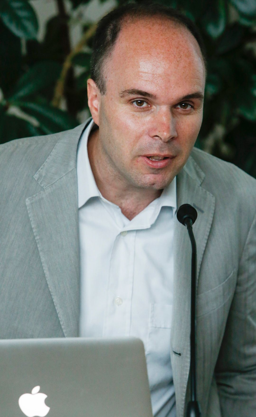 Am 16.Juli 2014 er&ouml;ffnete Sektionschef Manfred Matzka den Auftakt zur Initiative Digital Champion Austria im &Ouml;sterreichischem Haus-, Hof- und Staatsarchiv. Im Bild David R&ouml;ther.