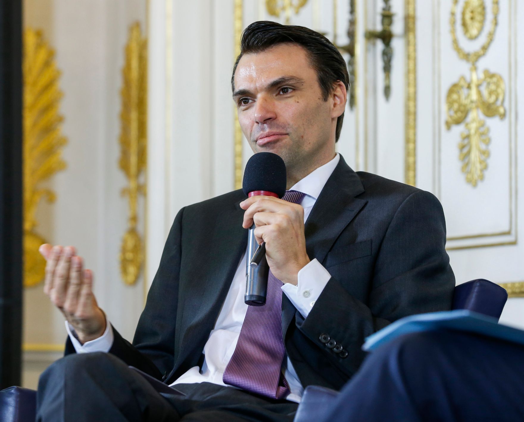 Am 28. J&auml;nner 2015 fand im Bundeskanzleramt die Veranstaltung &bdquo;Was bedeutet Datenschutz f&uuml;r Unternehmen&ldquo; anl&auml;sslich des 9. Europ&auml;ischen Datenschutztages statt. Im Bild Jochen Borenich, Vertriebsvorstand der Kapsch BusinessCom AG.