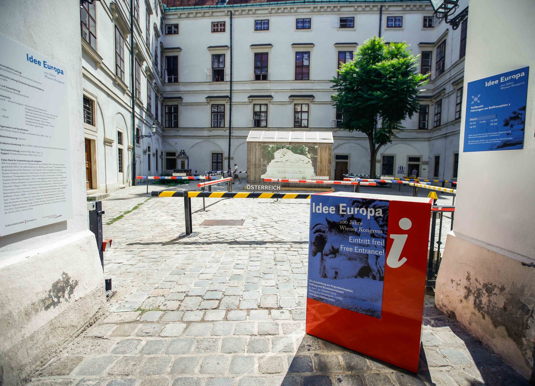 Impressionen der Ausstellung &quot;Idee Europa - 200 Jahre Wiener Kongress&quot; | Juli bis Oktober 2015 | Ballhausplatz 1