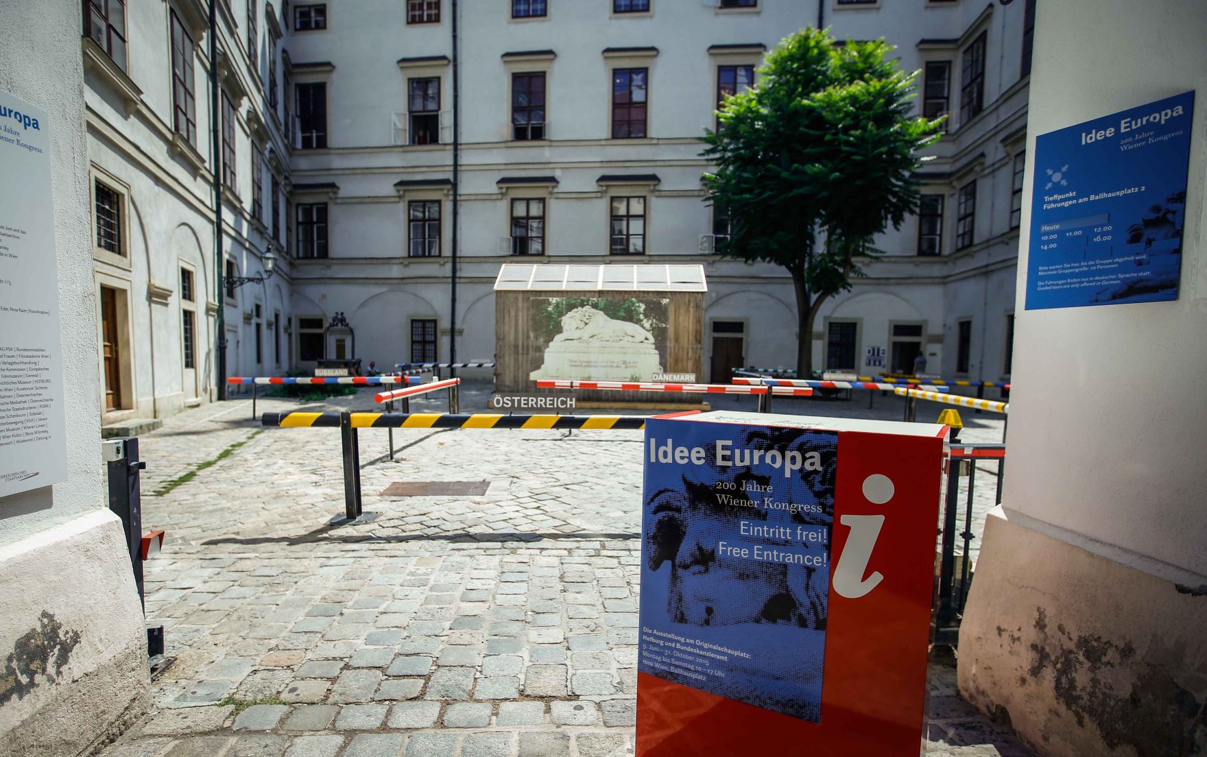 Impressionen der Ausstellung &quot;Idee Europa - 200 Jahre Wiener Kongress&quot; | Juli bis Oktober 2015 | Ballhausplatz 1