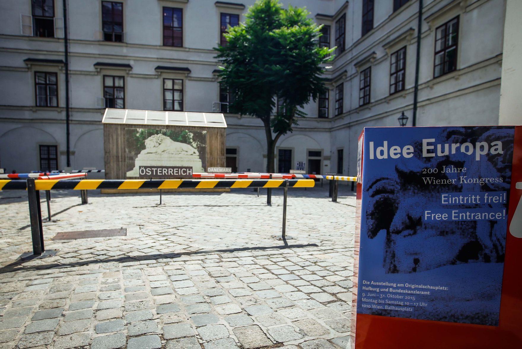 Impressionen der Ausstellung &quot;Idee Europa - 200 Jahre Wiener Kongress&quot; | Juli bis Oktober 2015 | Ballhausplatz 1