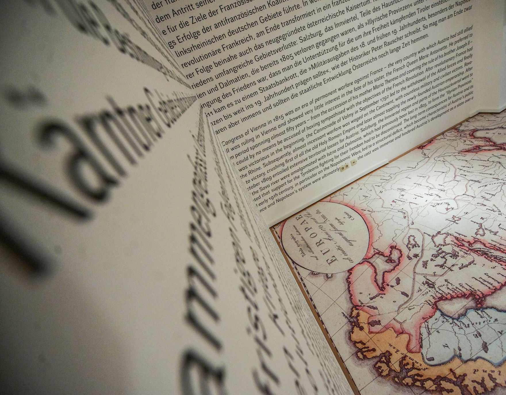 Impressionen der Ausstellung &quot;Idee Europa - 200 Jahre Wiener Kongress&quot; | Juli bis Oktober 2015 | Ballhausplatz 1