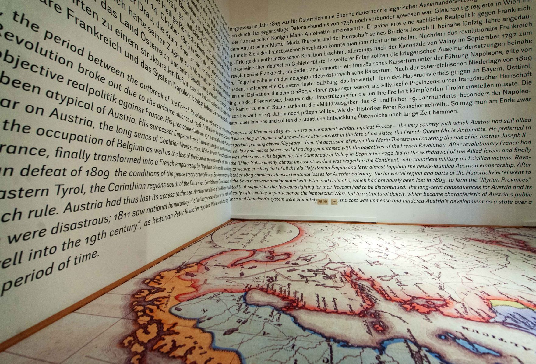 Impressionen der Ausstellung &quot;Idee Europa - 200 Jahre Wiener Kongress&quot; | Juli bis Oktober 2015 | Ballhausplatz 1