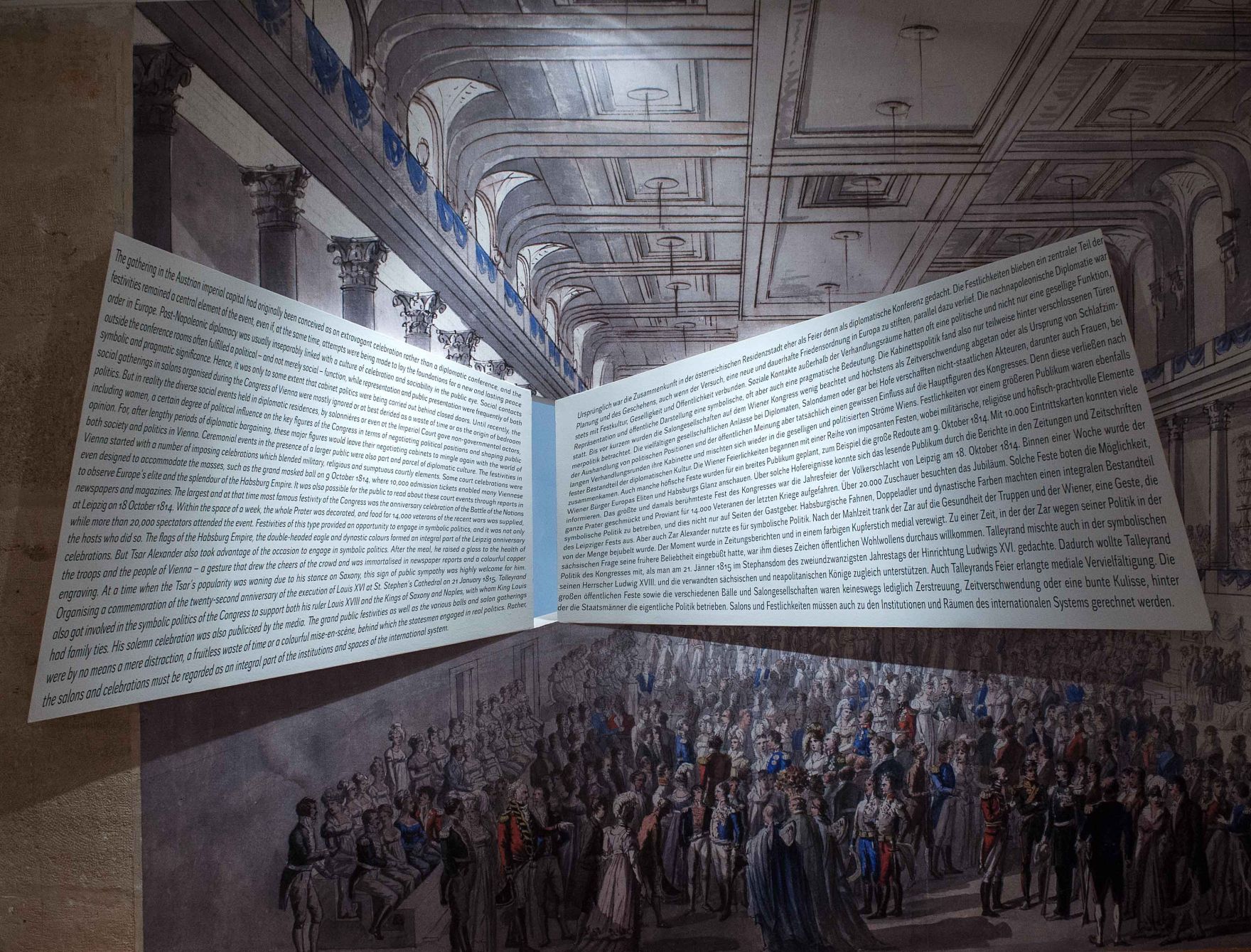 Impressionen der Ausstellung &quot;Idee Europa - 200 Jahre Wiener Kongress&quot; | Juli bis Oktober 2015 | Ballhausplatz 1