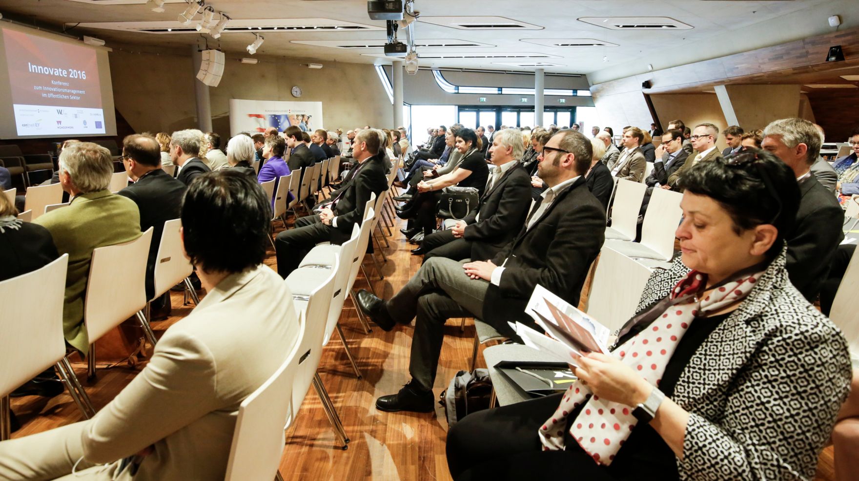 Am 17. Mai 2016 fand die Innovate 2016 - Konferenz zum Innovationsmanagement im &ouml;ffentlichen Sektor in der Wirtschaftsuniversit&auml;t Wien statt.