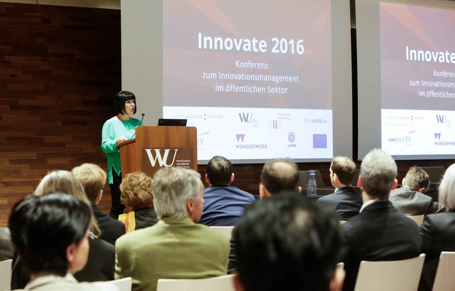 Am 17. Mai 2016 fand die Innovate 2016 - Konferenz zum Innovationsmanagement im &ouml;ffentlichen Sektor in der Wirtschaftsuniversit&auml;t Wien statt.