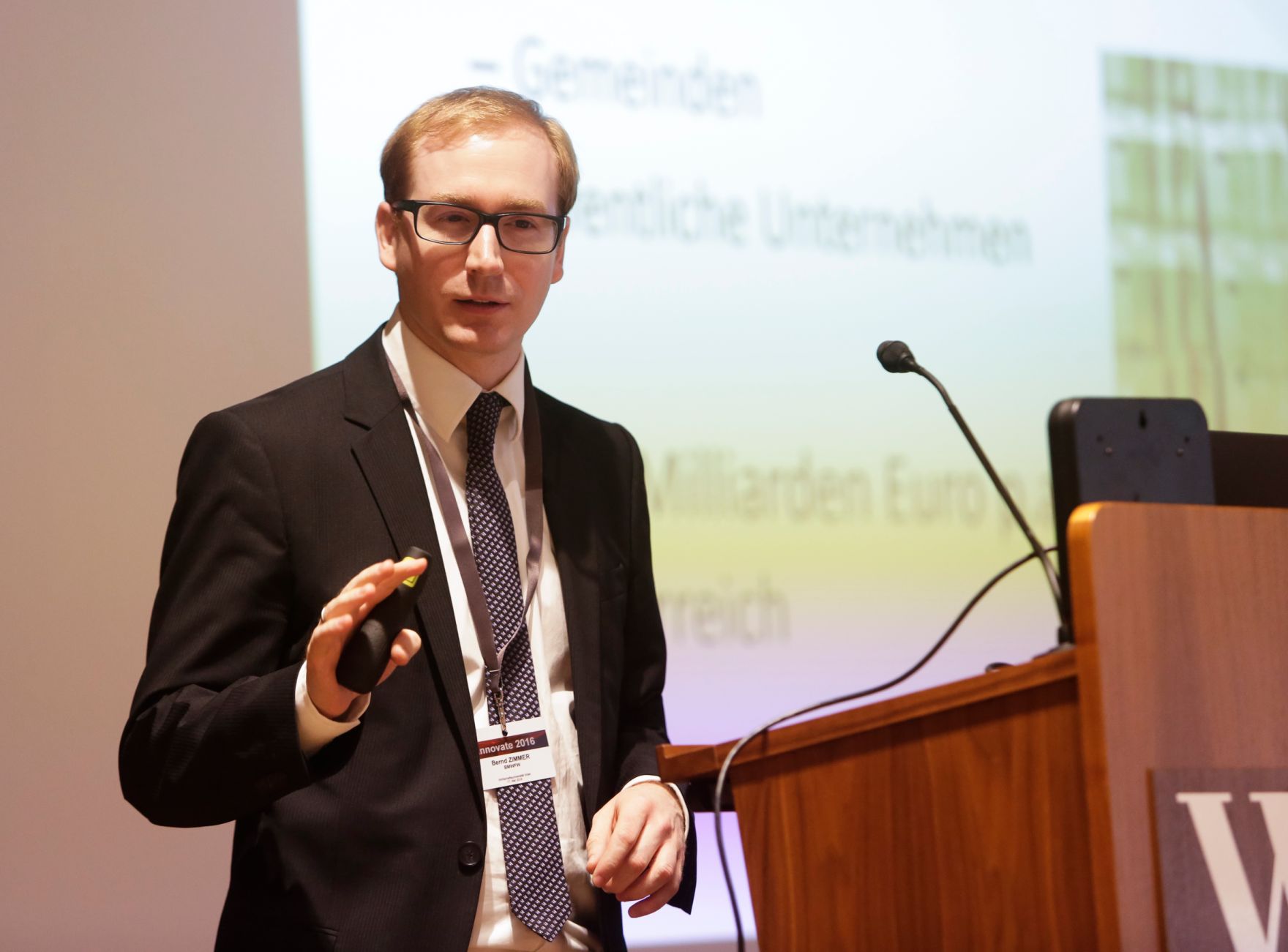 Am 17. Mai 2016 fand die Innovate 2016 - Konferenz zum Innovationsmanagement im &ouml;ffentlichen Sektor in der Wirtschaftsuniversit&auml;t Wien statt.