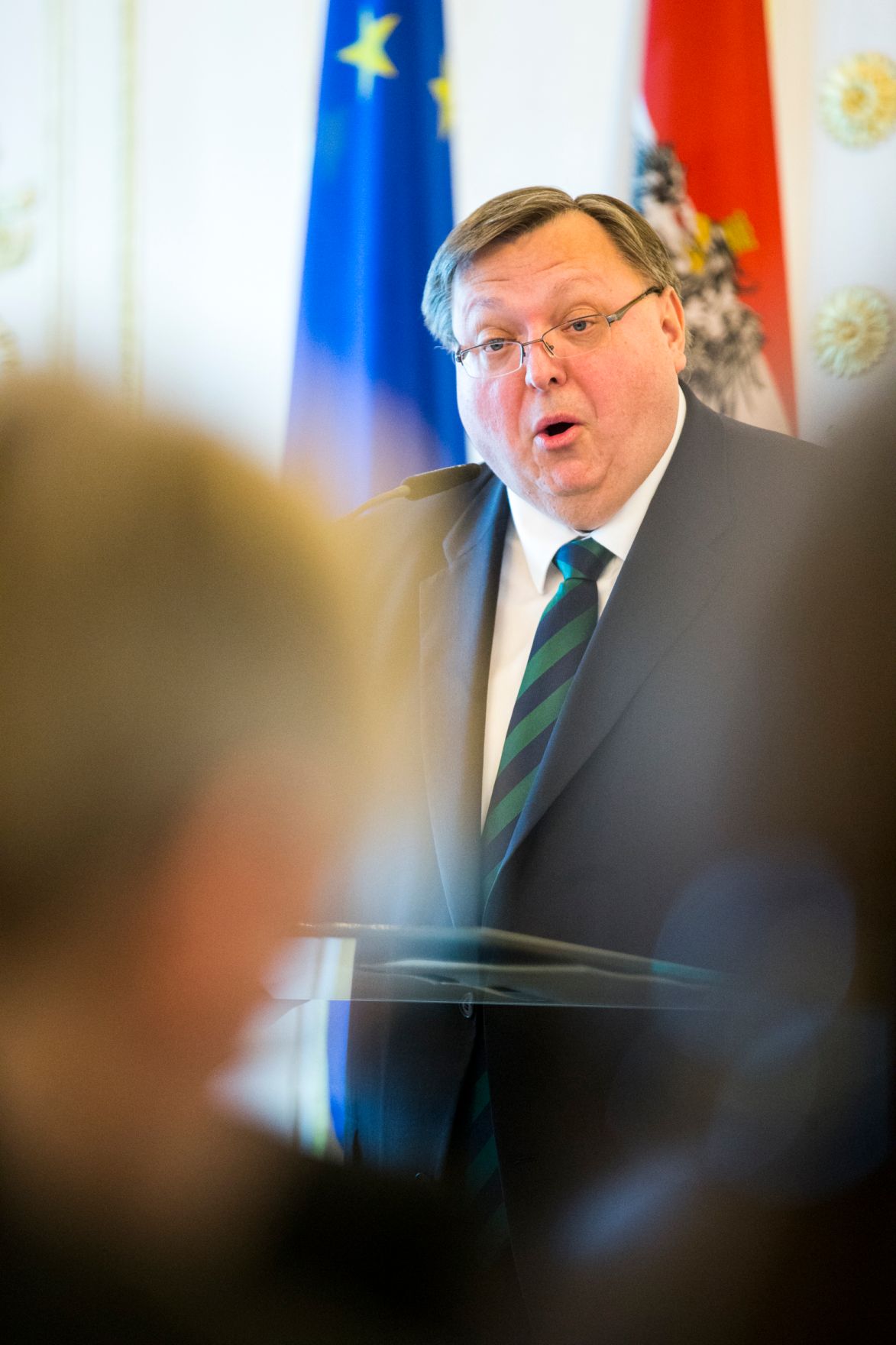 Am 1. Februar 2017 &uuml;berreichte Reinhold Hohengartner (im Bild) das Goldene Ehrenzeichen f&uuml;r Verdienste um die Republik &Ouml;sterreich an Maria Bernklau.