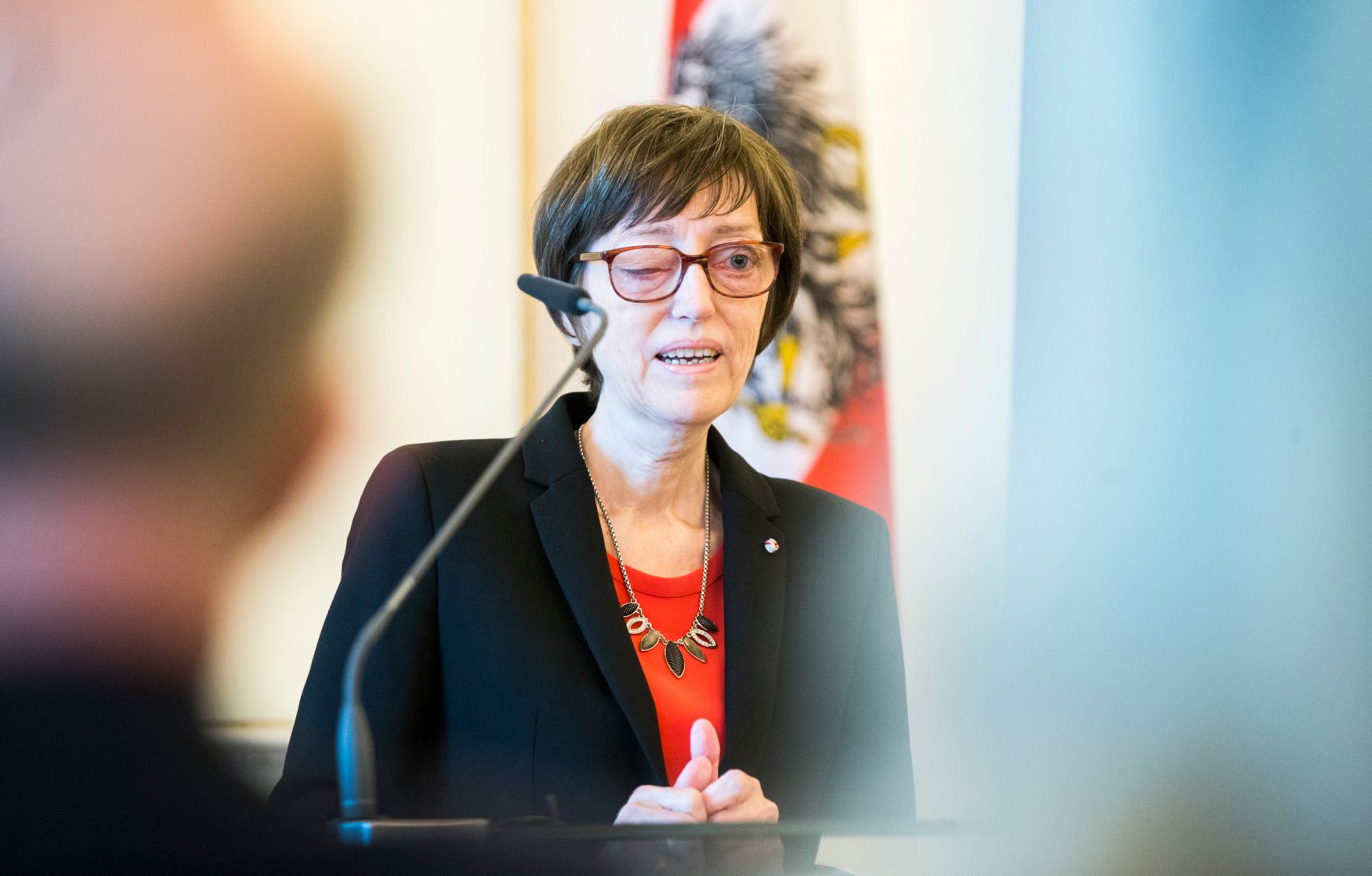 Am 1. Februar 2017 &uuml;berreichte Reinhold Hohengartner das Goldene Ehrenzeichen f&uuml;r Verdienste um die Republik &Ouml;sterreich an Maria Bernklau (im Bild).