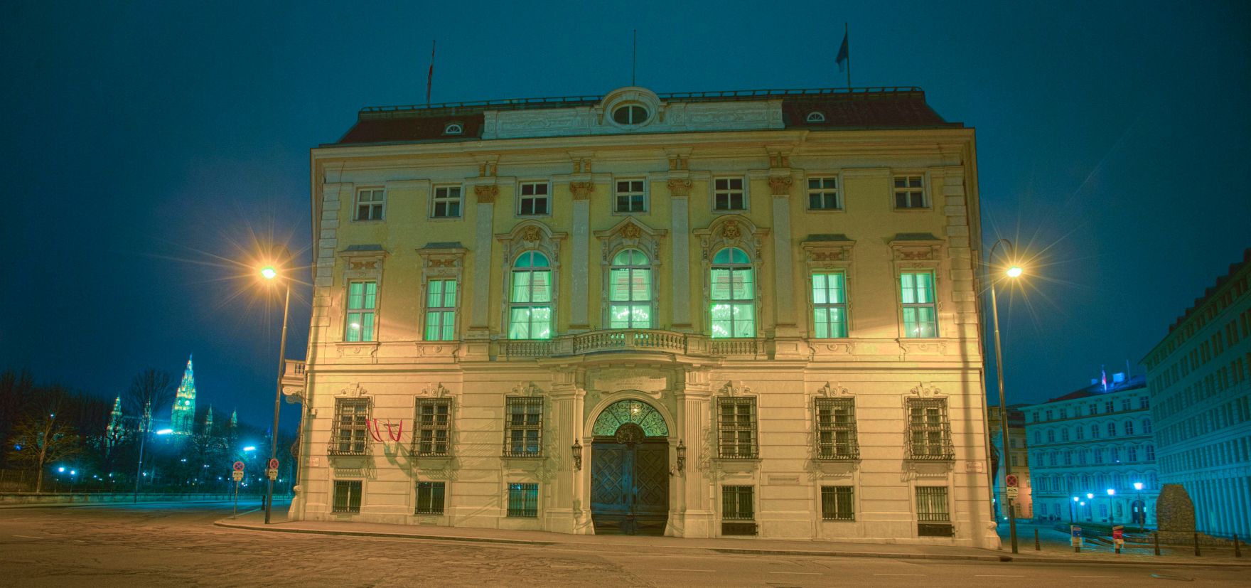 Am 25. M&auml;rz 2017 nahm das Bundeskanzleramt an der Earth Hour teil.
