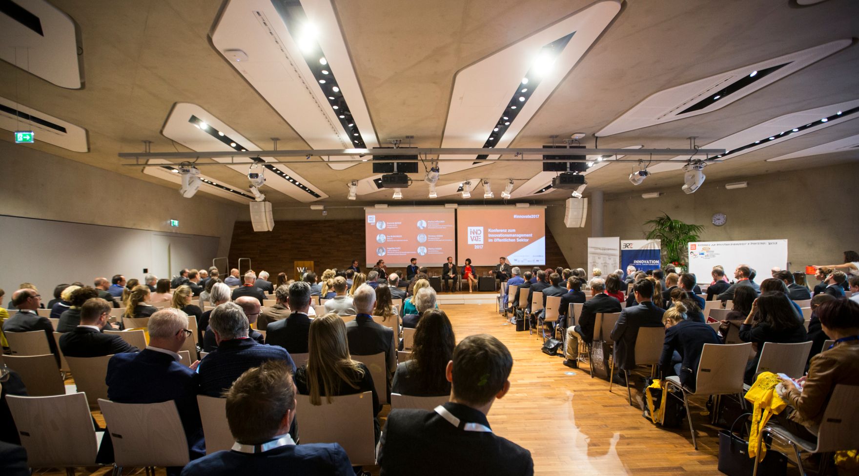 Am 24. April 2017 fand die Innovate 2017 - Konferenz zum Innovationsmanagement im &ouml;ffentlichen Sektor in der Wirtschaftsuniversit&auml;t Wien statt.