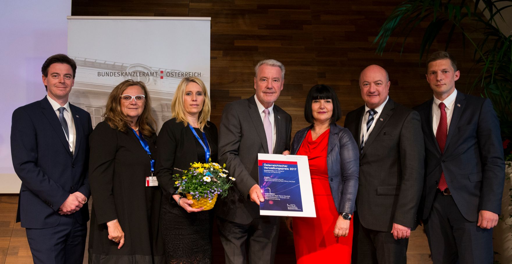 Am 24. April 2017 fand die &Uuml;berreichung des &Ouml;sterreichischen Verwaltungspreises 2017 statt.