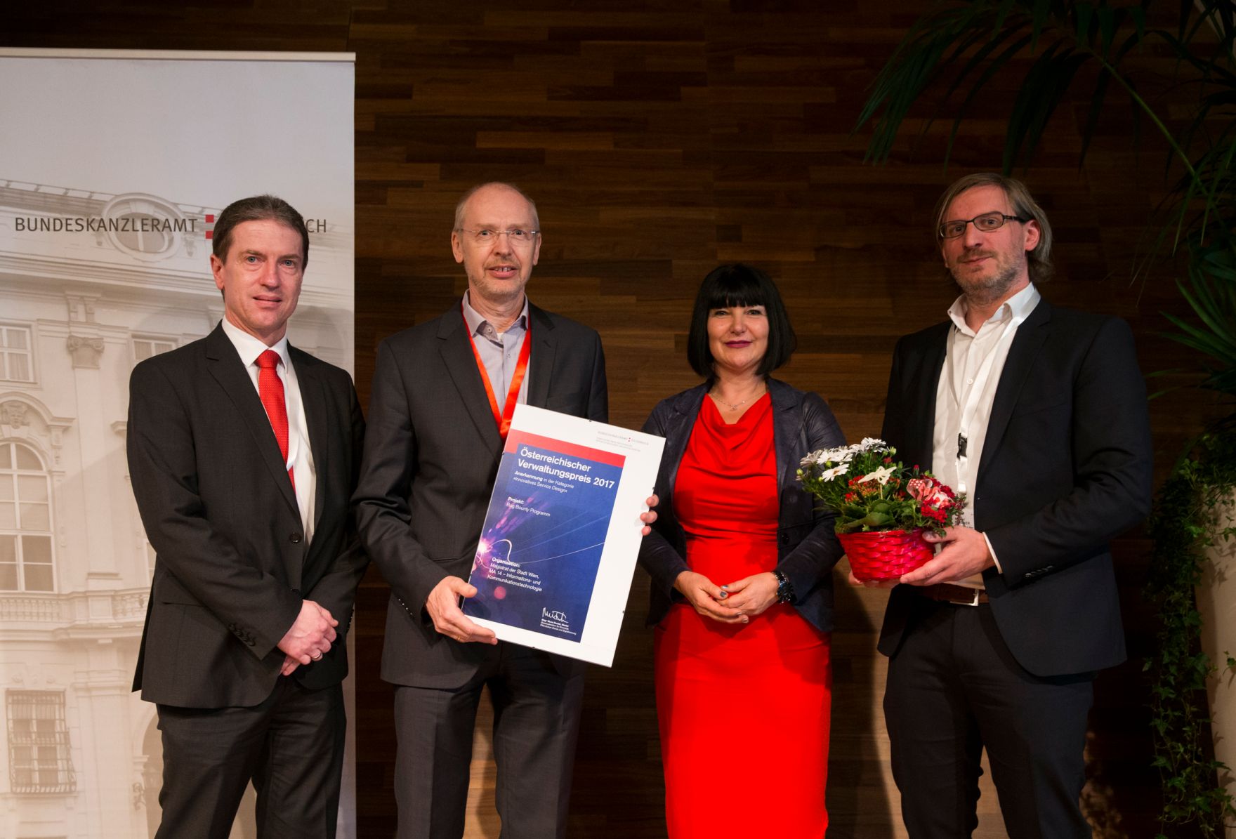 Am 24. April 2017 fand die &Uuml;berreichung des &Ouml;sterreichischen Verwaltungspreises 2017 statt.
