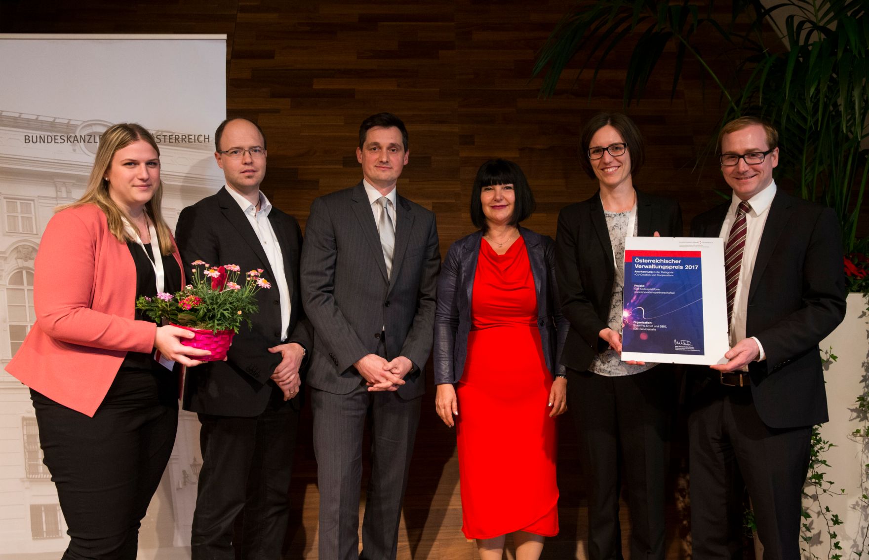 Am 24. April 2017 fand die &Uuml;berreichung des &Ouml;sterreichischen Verwaltungspreises 2017 statt.