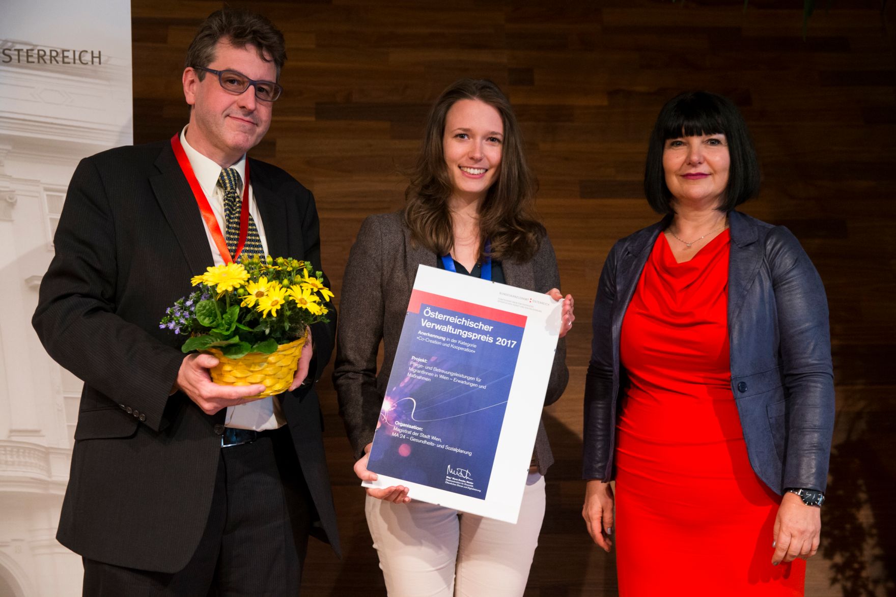 Am 24. April 2017 fand die &Uuml;berreichung des &Ouml;sterreichischen Verwaltungspreises 2017 statt.