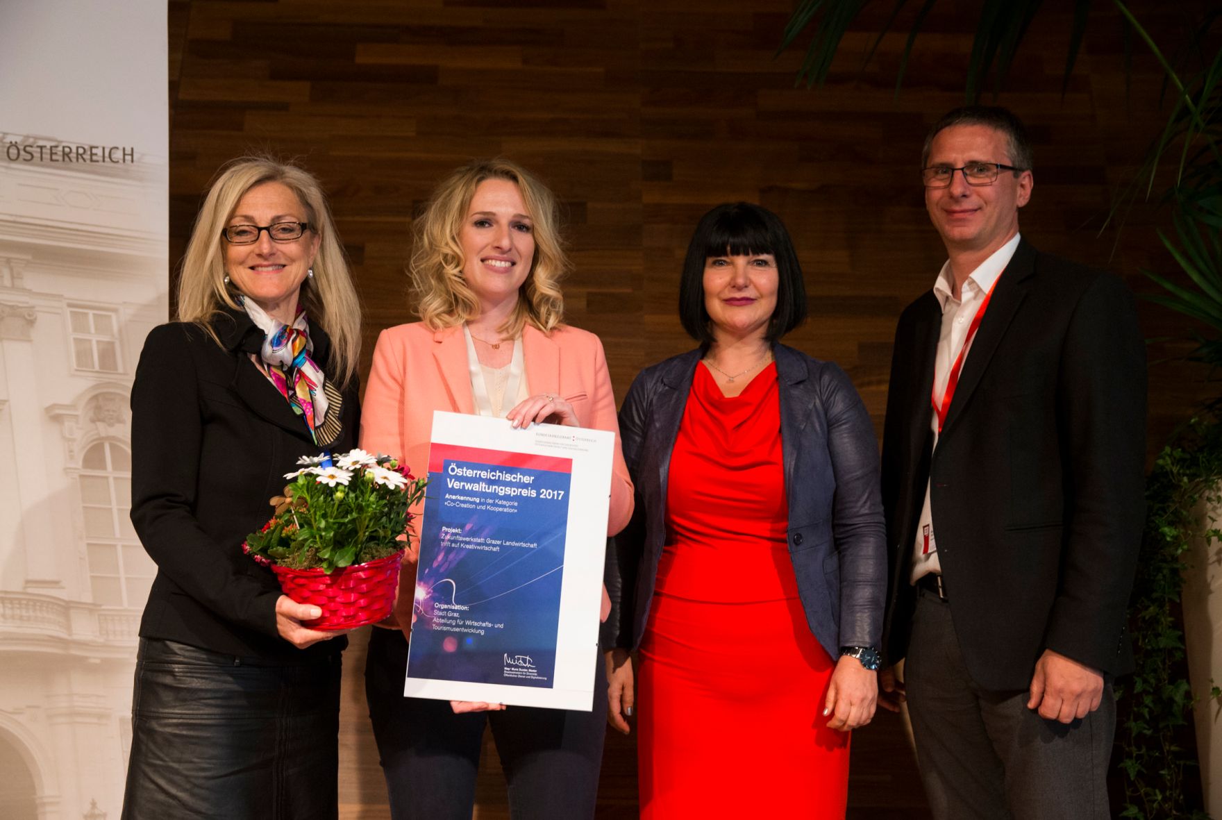 Am 24. April 2017 fand die &Uuml;berreichung des &Ouml;sterreichischen Verwaltungspreises 2017 statt.