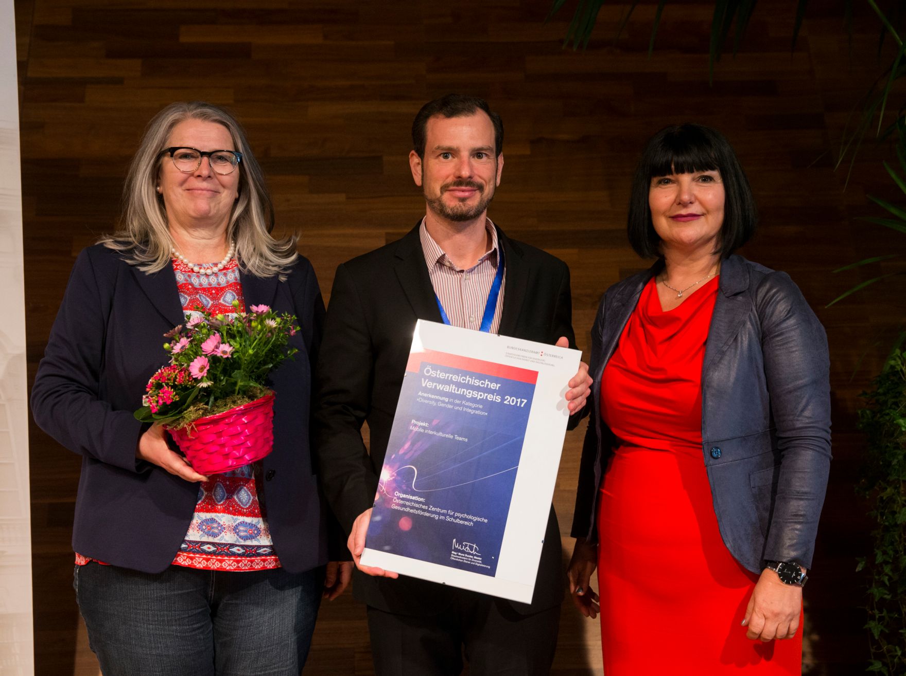 Am 24. April 2017 fand die &Uuml;berreichung des &Ouml;sterreichischen Verwaltungspreises 2017 statt.