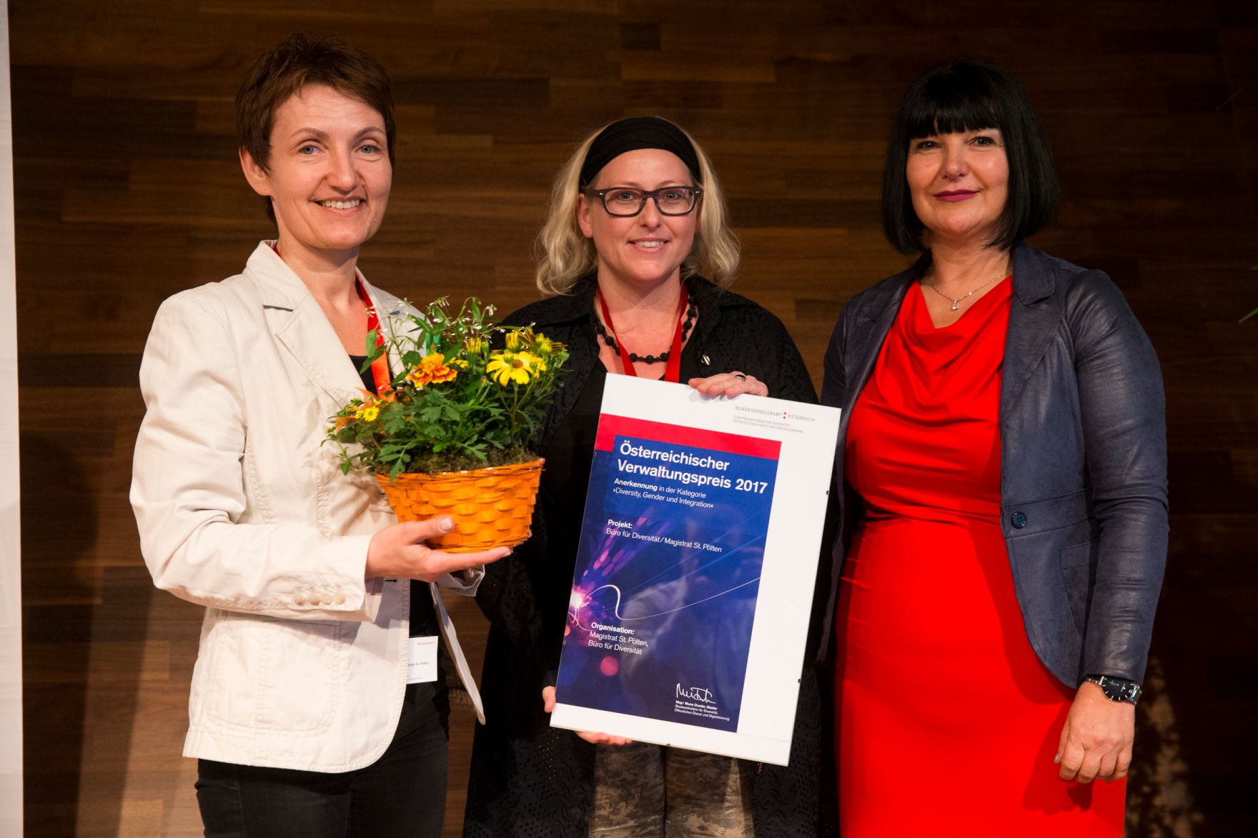 Am 24. April 2017 fand die &Uuml;berreichung des &Ouml;sterreichischen Verwaltungspreises 2017 statt.