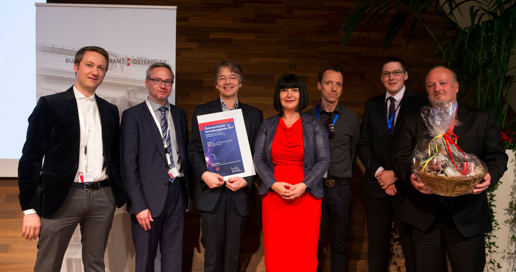 Am 24. April 2017 fand die &Uuml;berreichung des &Ouml;sterreichischen Verwaltungspreises 2017 statt.