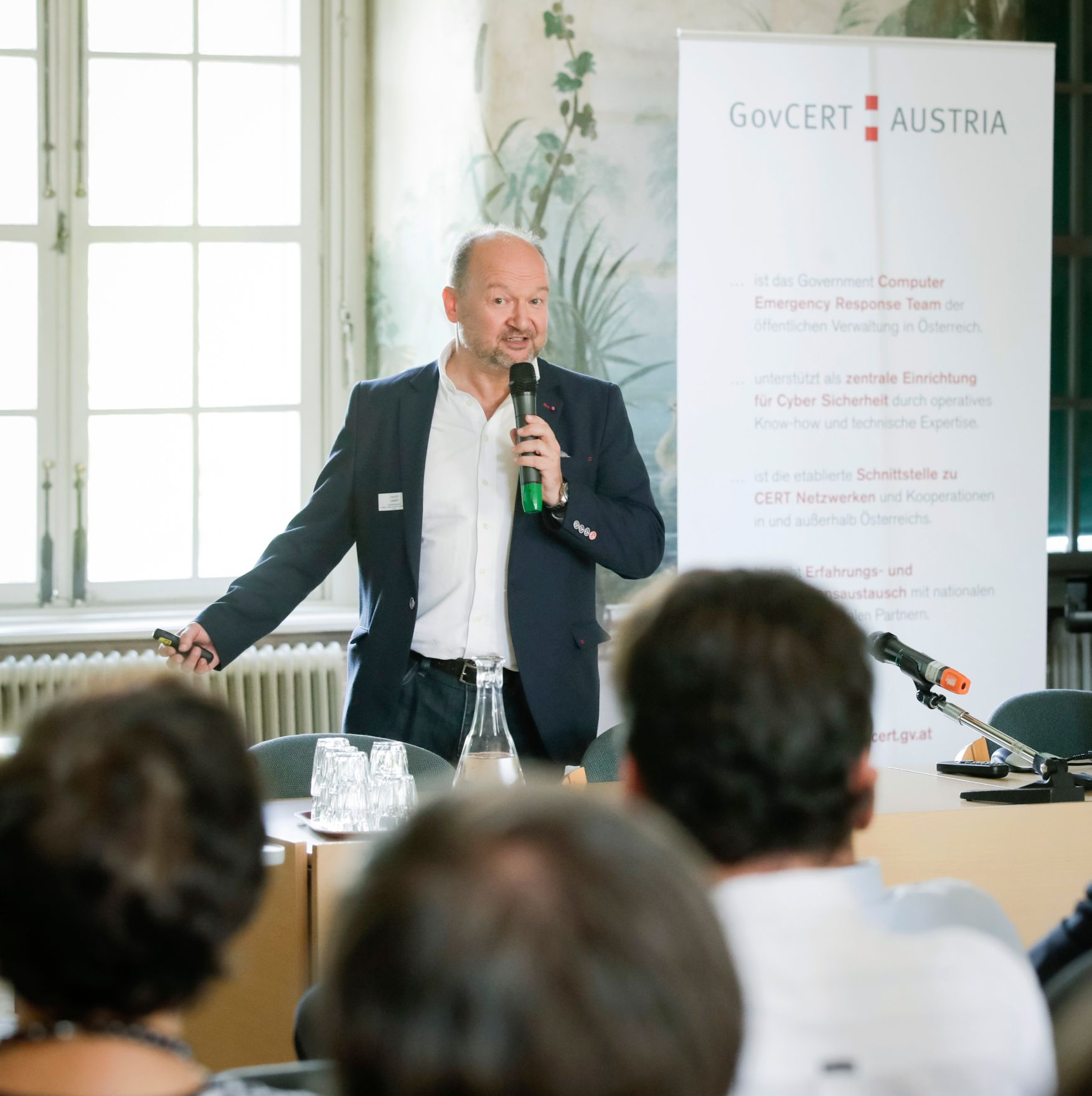 Am 5. September 2017 fand der Workshop zum Thema &bdquo;Gro&szlig;fl&auml;chiger Stromausfall/Blackout&ldquo; im Schloss Laudon statt.