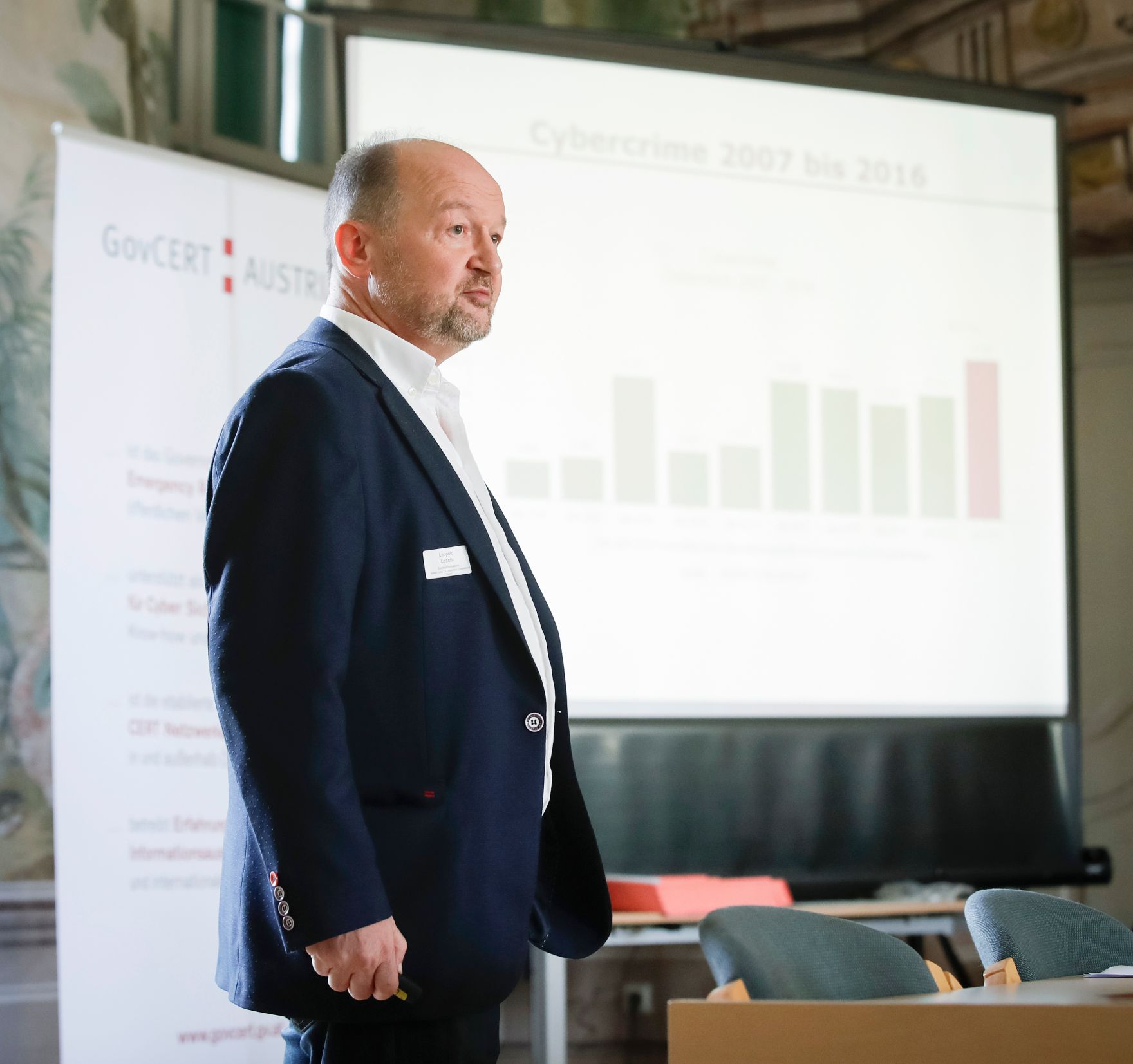 Am 5. September 2017 fand der Workshop zum Thema &bdquo;Gro&szlig;fl&auml;chiger Stromausfall/Blackout&ldquo; im Schloss Laudon statt.