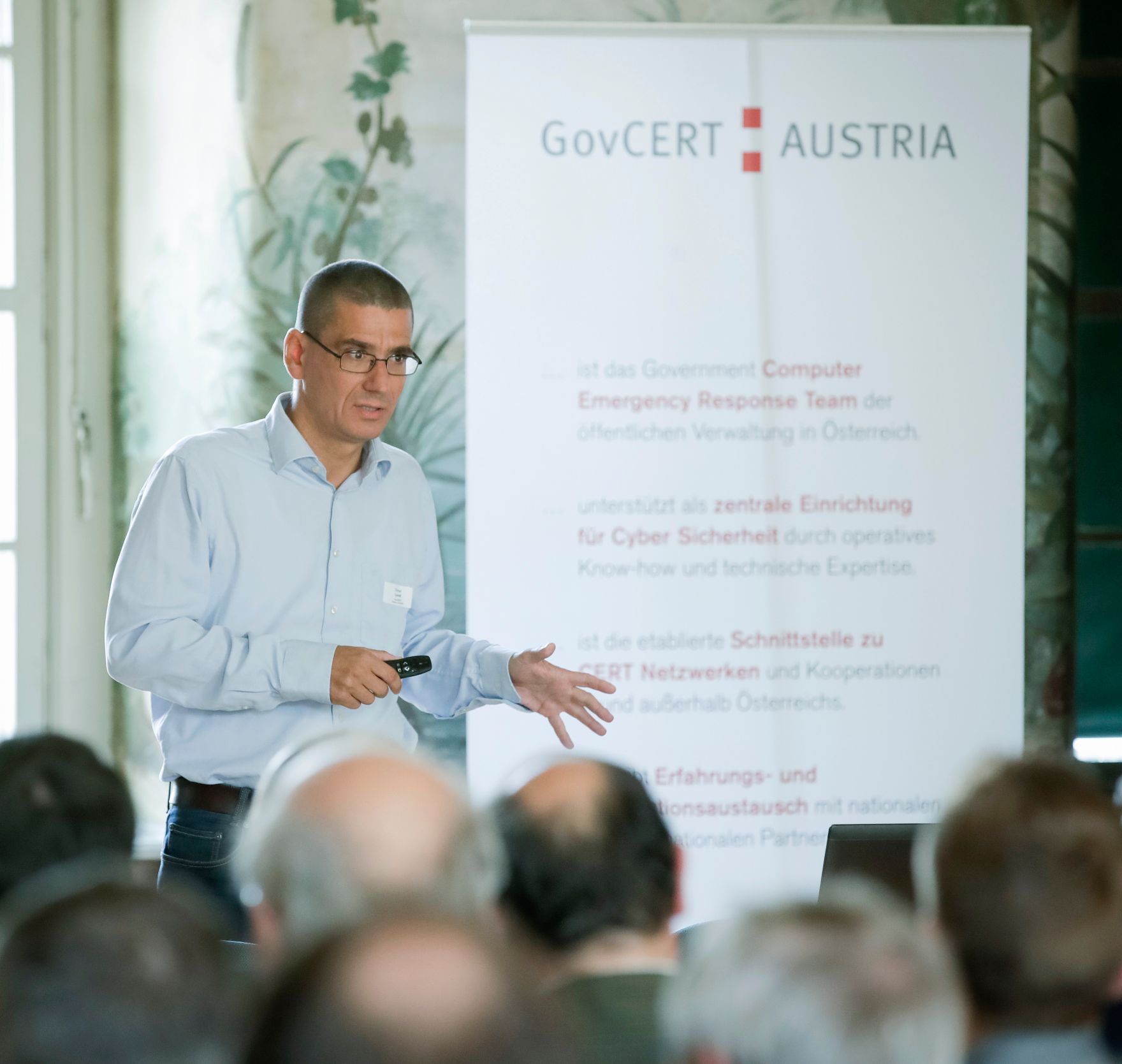 Am 5. September 2017 fand der Workshop zum Thema &bdquo;Gro&szlig;fl&auml;chiger Stromausfall/Blackout&ldquo; im Schloss Laudon statt.