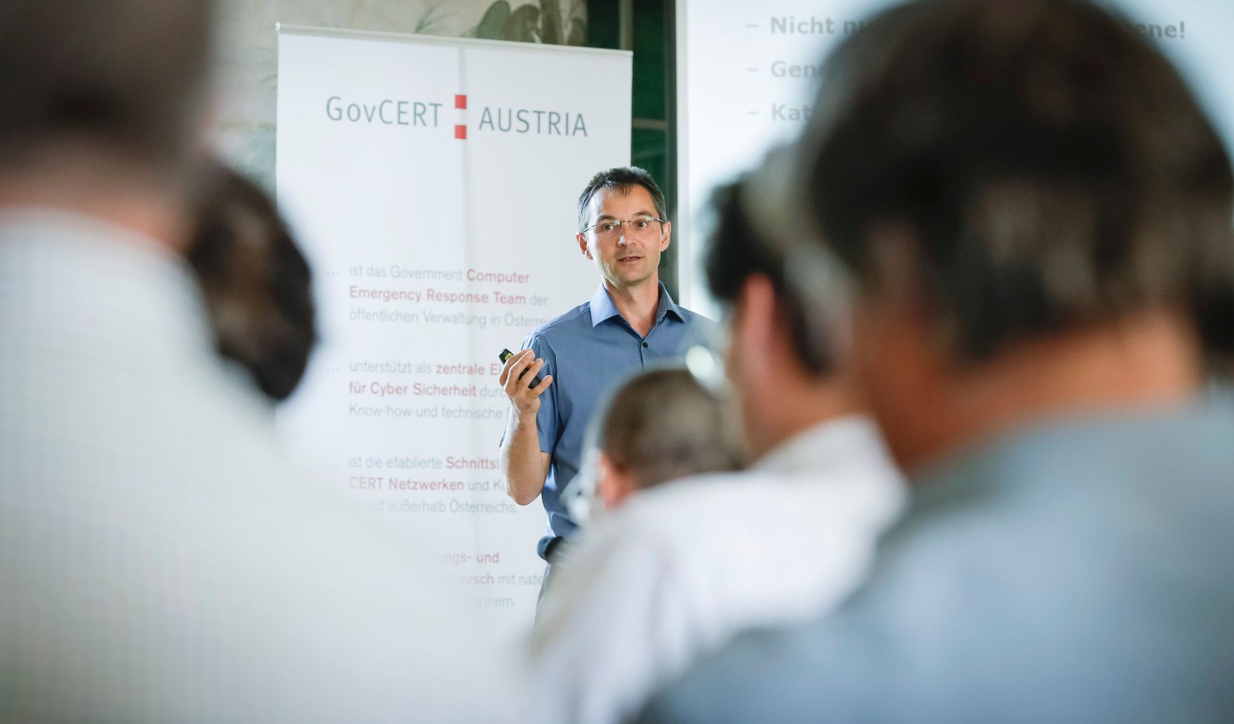 Am 5. September 2017 fand der Workshop zum Thema &bdquo;Gro&szlig;fl&auml;chiger Stromausfall/Blackout&ldquo; im Schloss Laudon statt.