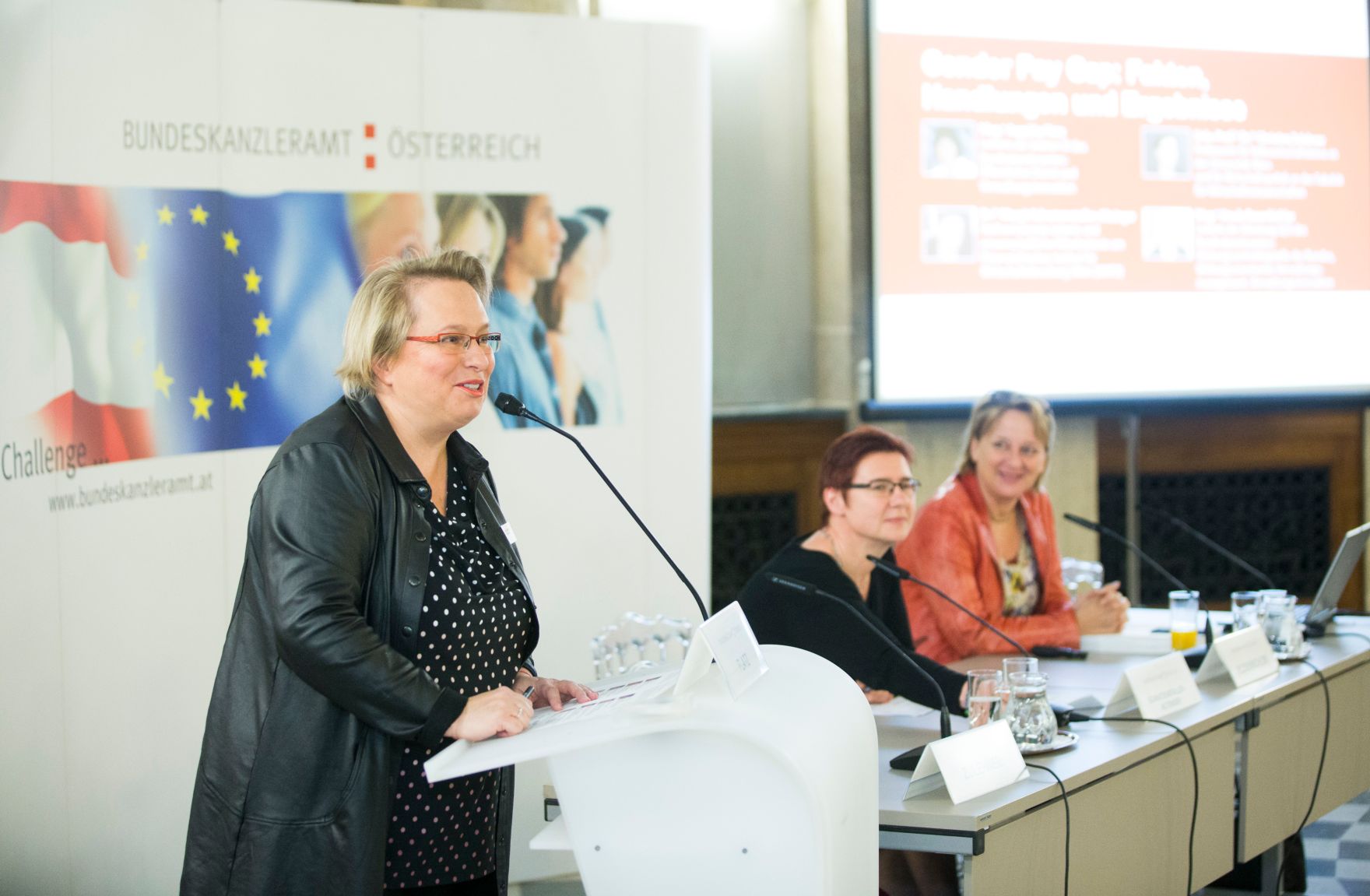 Am 13. November 2017 fand die Veranstaltung "Gender Pay Gap: Fakten, Handlungen, Ergebnisse" statt.