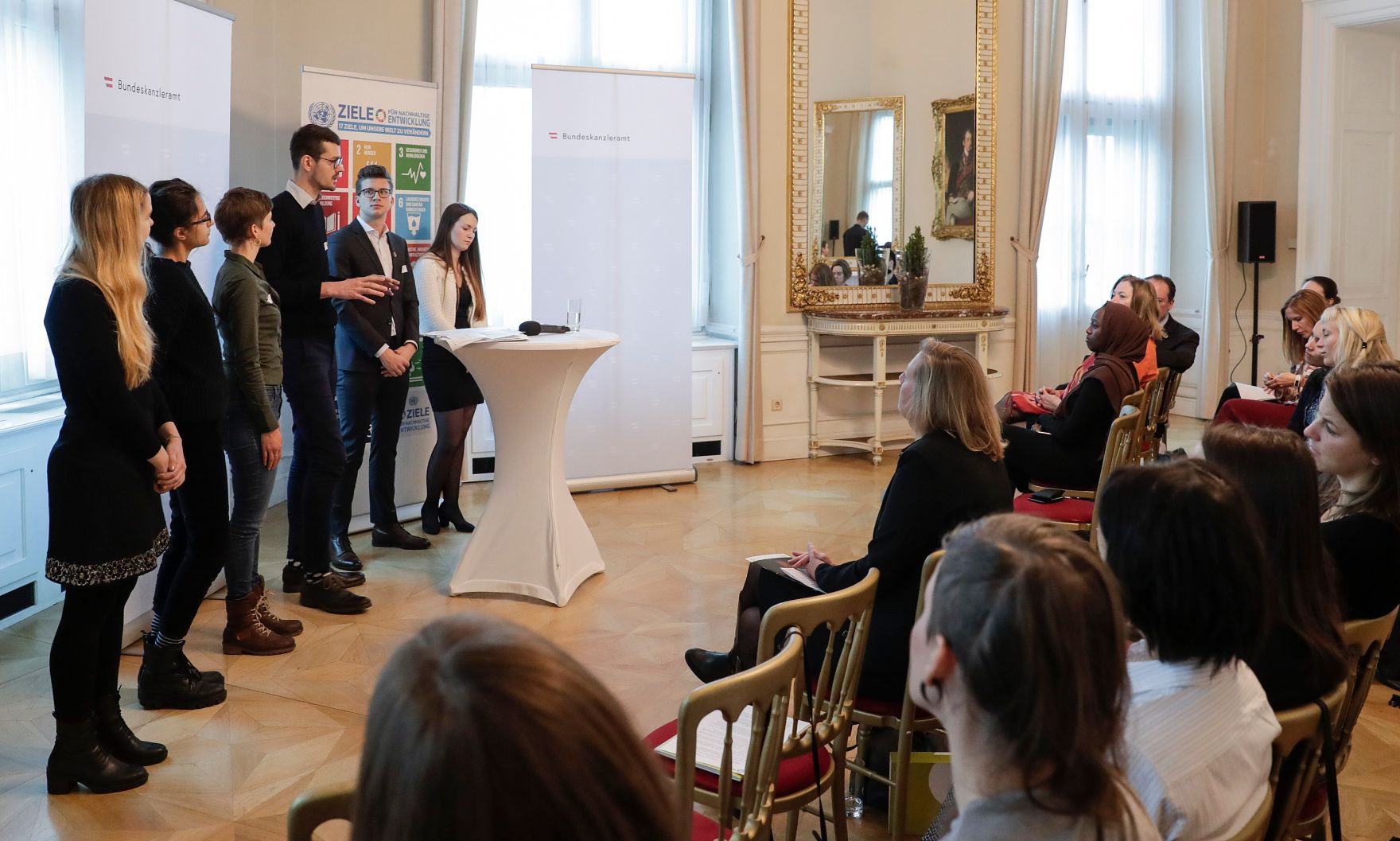 Am 3. Dezember 2018 fand die Veranstaltung &quot;Generation 2030: Together for a Good Life for Everyone&quot; im Bundeskanzleramt statt.