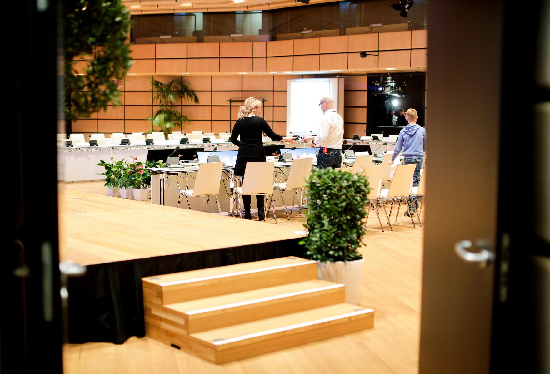 Am 19. Dezember 2018 fand eine Tag der offenen T&uuml;r im Austria Center Vienna statt zum Abschluss des EU-Ratvorsitzes. Im Bild Anrainer bei der Besichtigung der R&auml;ume.