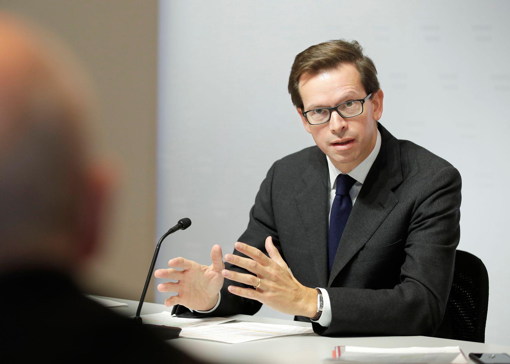 Am 9. Oktober 2019 lud Regierungssprecher Alexander Winterstein (im Bild) zu einem Briefing zu den aktuellen Themen der Bundesregierung.