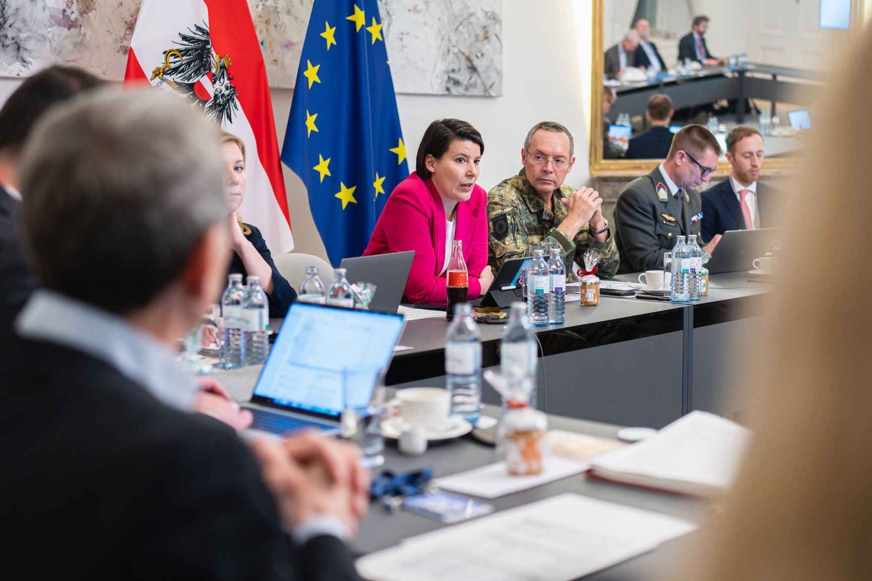 Am 19. Dezember 2022 nahmen Staatssekret&auml;rin Claudia Plakolm, Bundesministerin Klaudia Tanner und Bundesminister Johannes Rauch Veranstaltung &bdquo;1 Jahr GECKO&ldquo; teil.