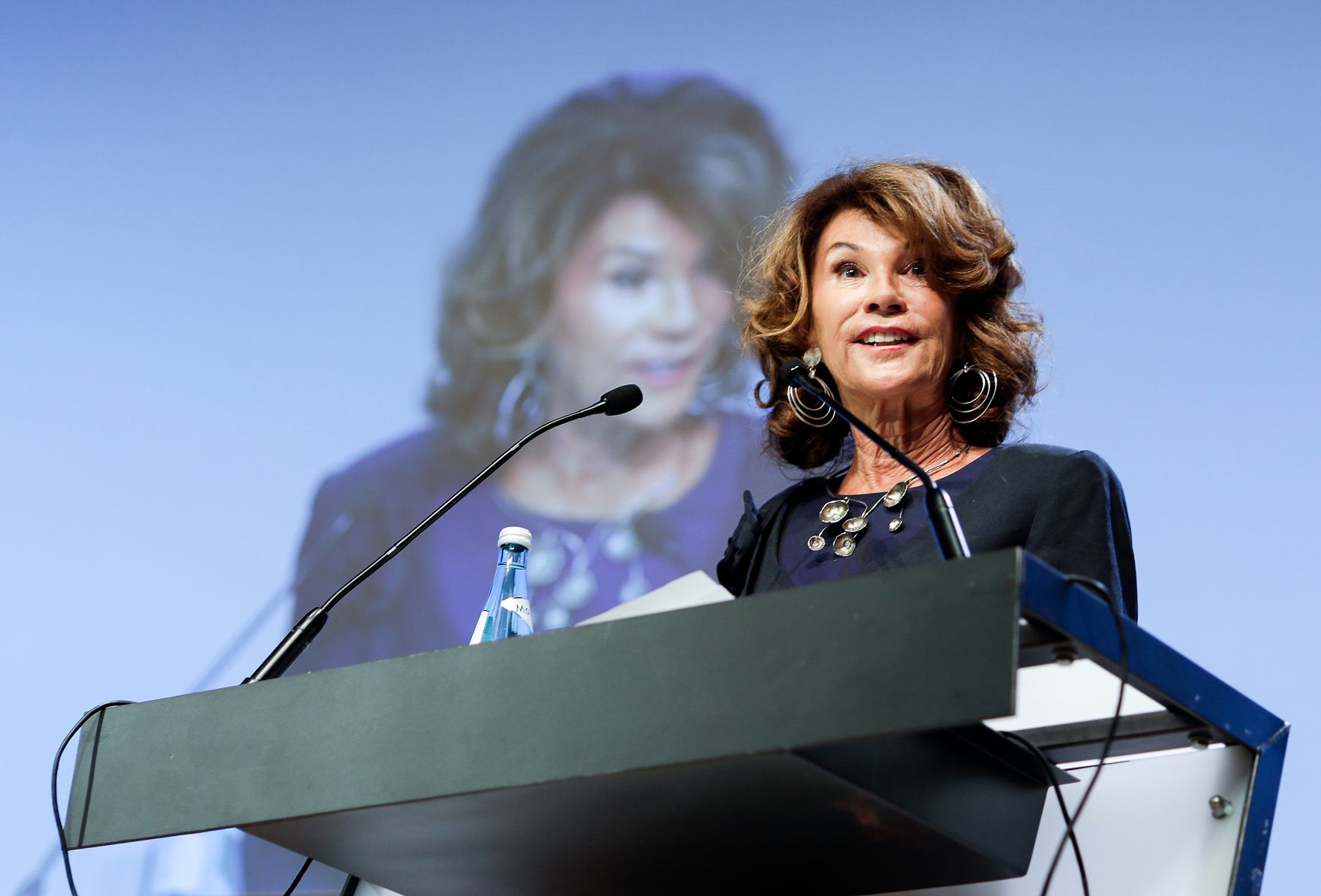 Am 24. August 2019 nahm Bundeskanzlerin Brigitte Bierlein (im Bild) gemeinsam mit Bundespr&auml;sident Alexander Van der Bellen am Forum Alpbach teil.