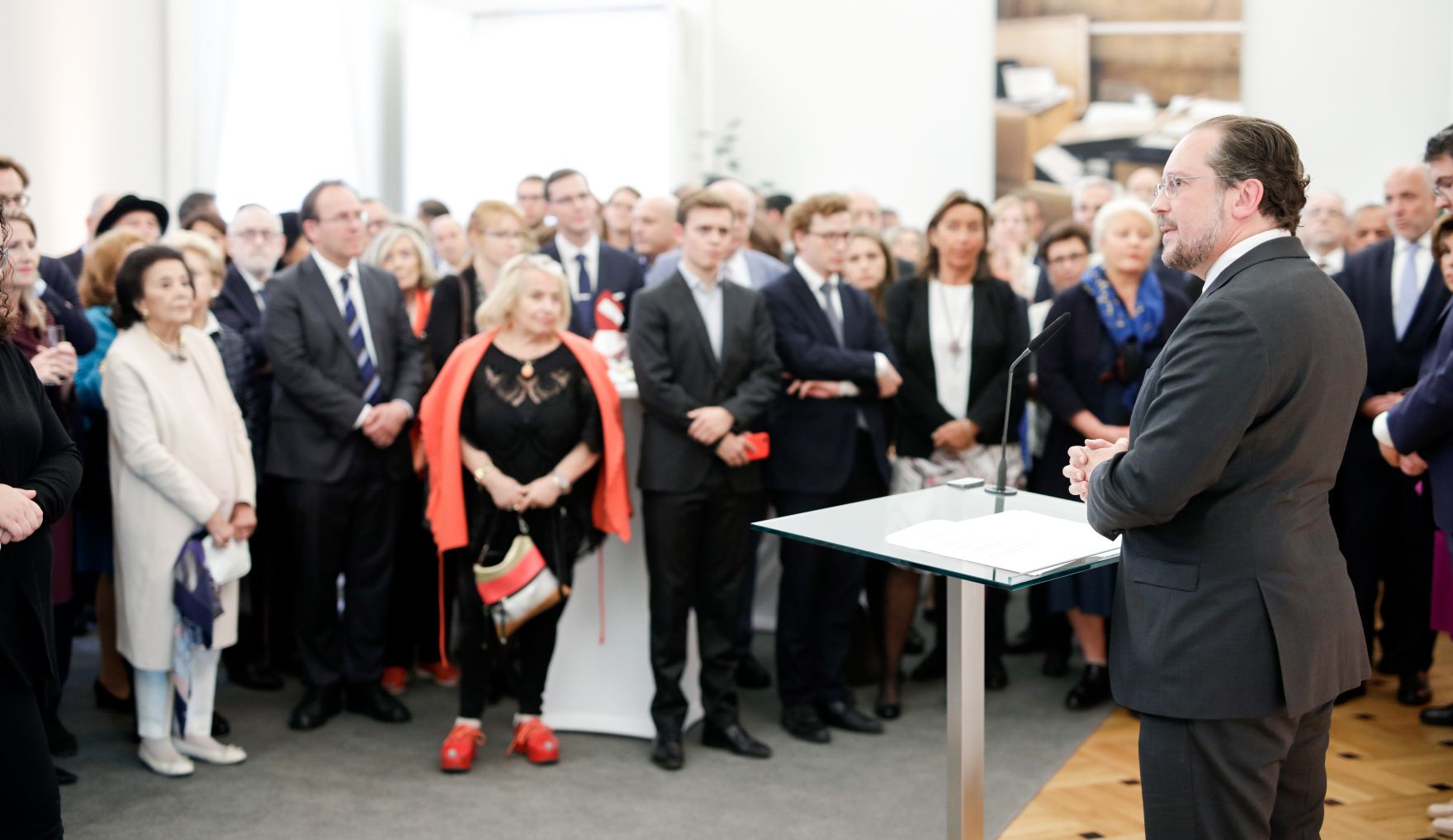 Am 19. September 2019 lud Bundeskanzlerin Brigitte Bierlein gemeinsam mit Bundesminister Alexander Schallenberg zum Empfang zu Rosch Ha Schana ins Bundeskanzleramt ein.