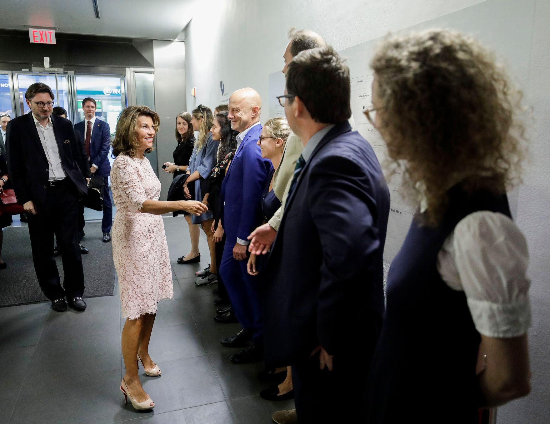Am 21. September 2019 reiste Bundeskanzlerin Brigitte Bierlein anl&auml;sslich der UN-Generalversammlung nach New York. Im Bild beim Besuch des &Ouml;sterreichischen Kulturforums.