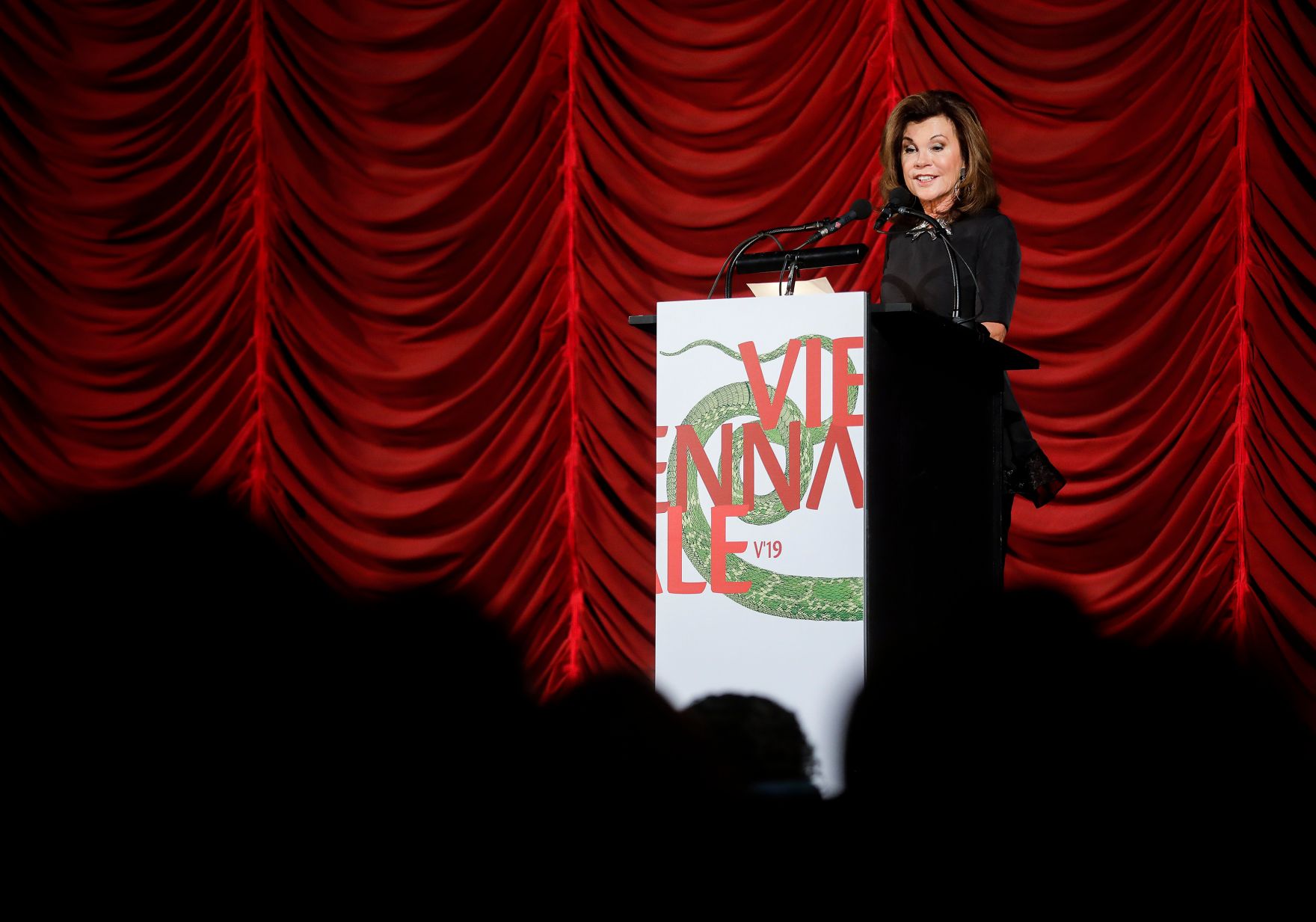 Am 24. Oktober 2019 er&ouml;ffnete Bundeskanzlerin Brigitte Bierlein (im Bild) die Viennale 2019.
