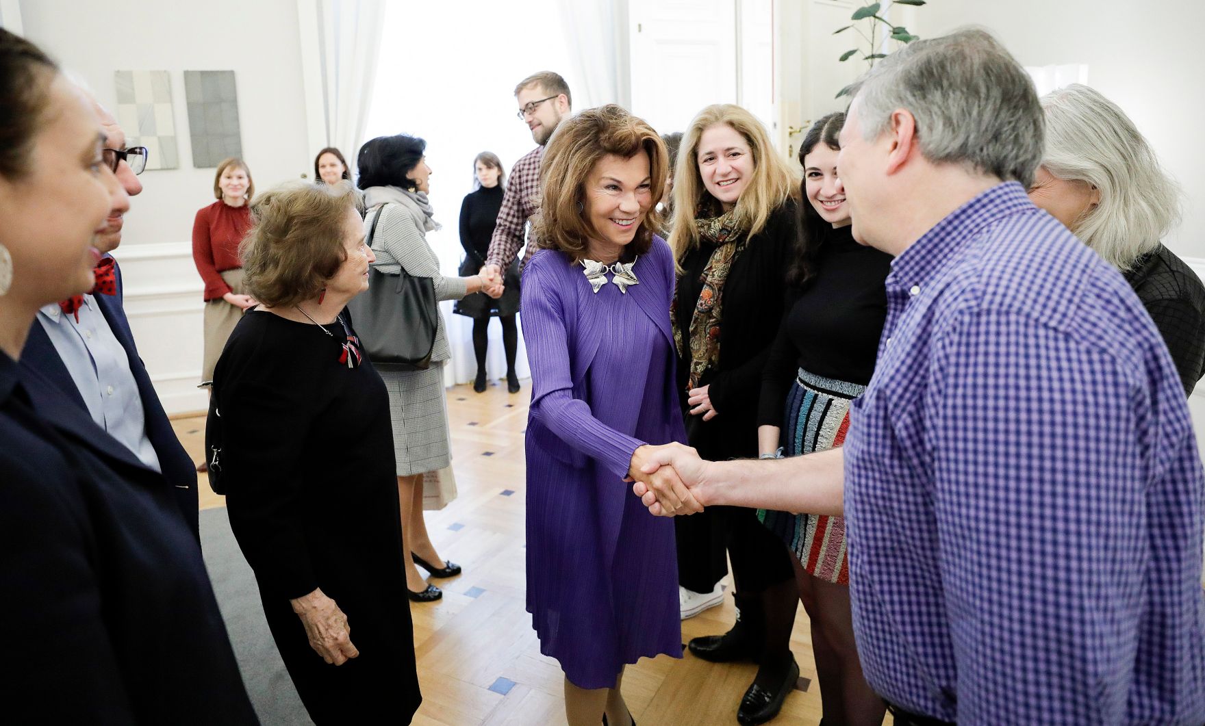 Am 6. November 2019 empfing Bundeskanzlerin Brigitte Bierlein Eric Kandel anl&auml;sslich seines 90. Geburtstages.