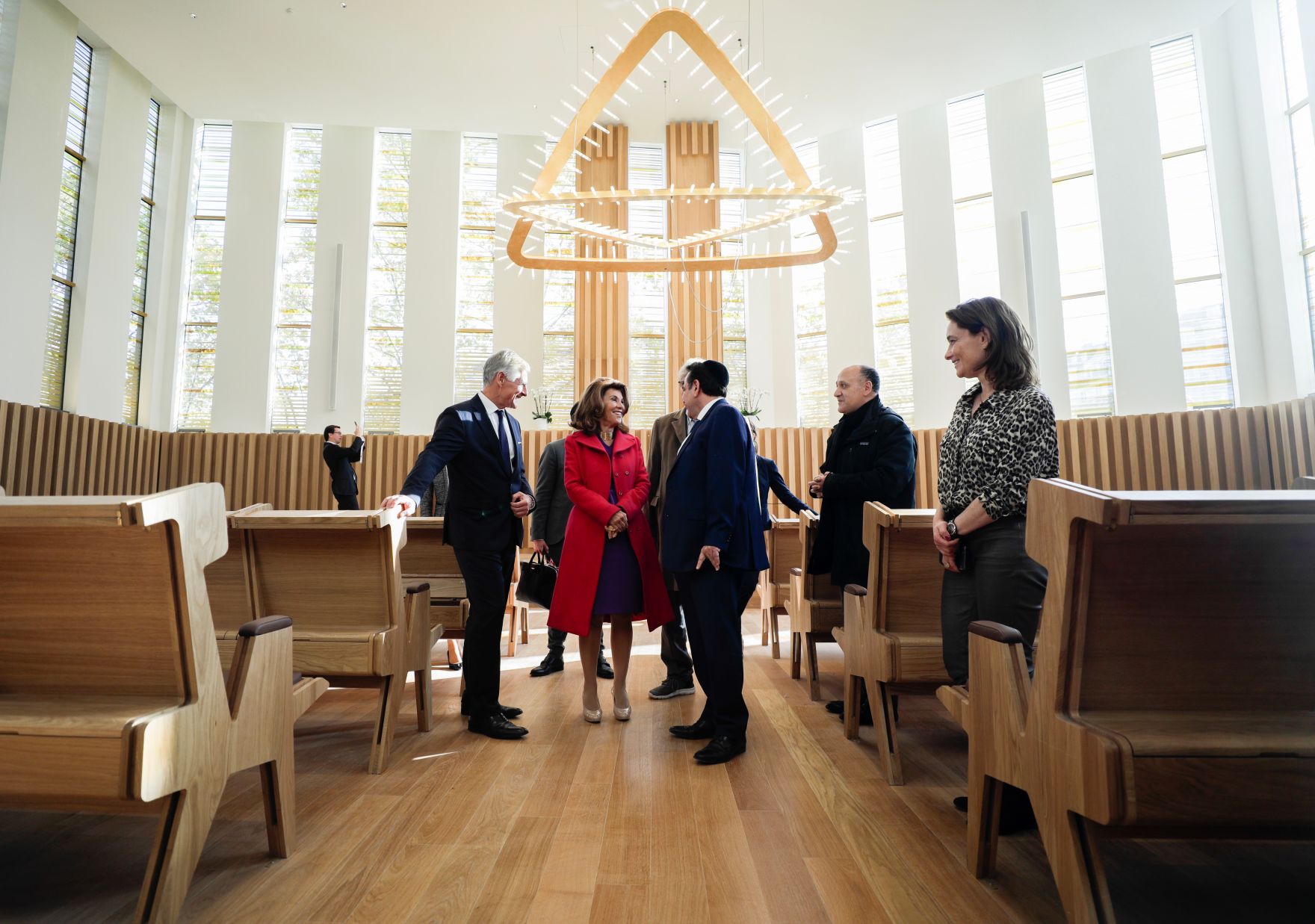 Am 12. November 2019 besuchte Bundeskanzlerin Brigitte Bierlein (im Bild) im Rahmen ihrer Paris Reise das Europ&auml;ische J&uuml;dische Zentrum.