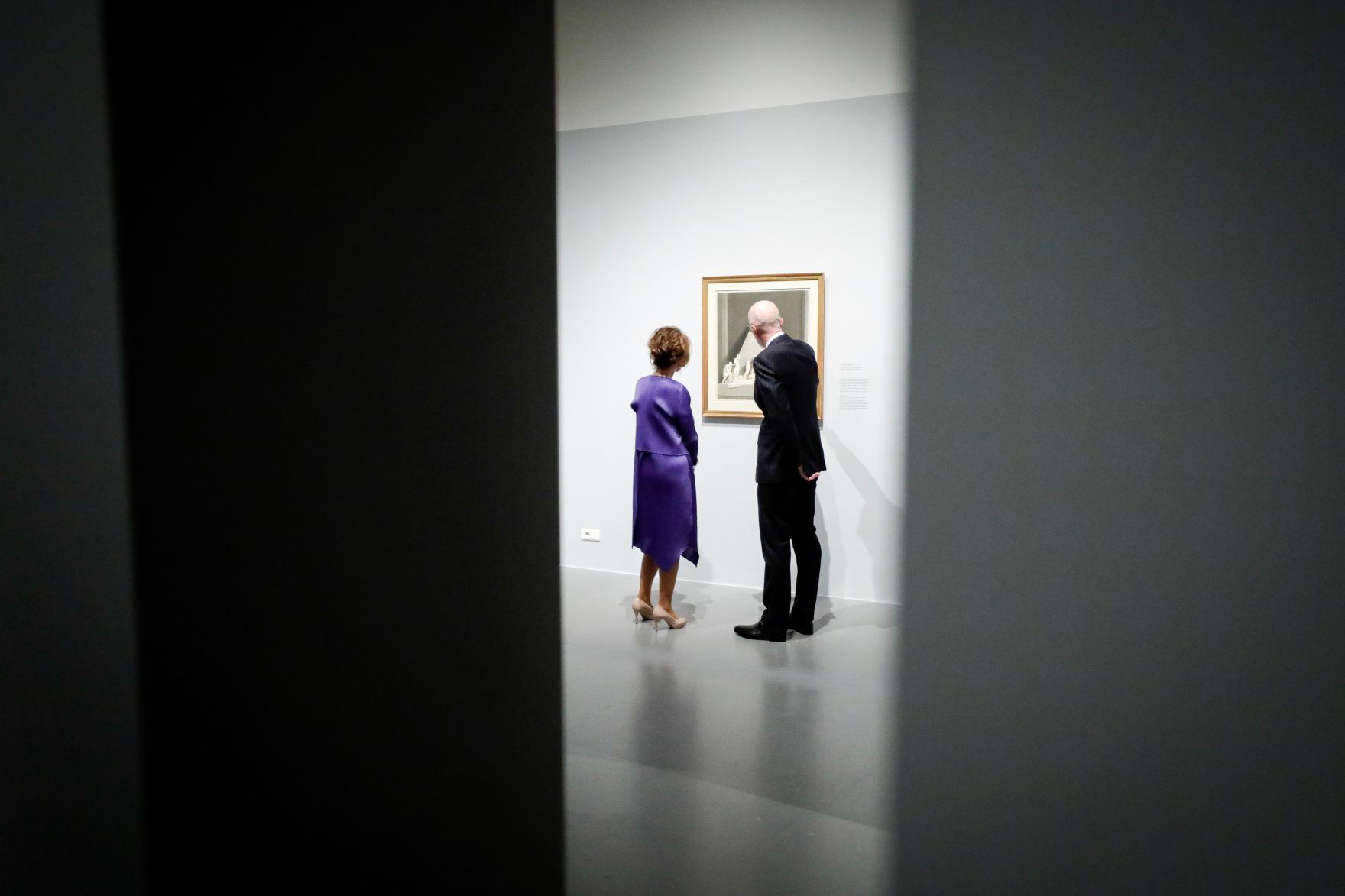 Am 12. November 2019 er&ouml;ffnete Bundeskanzlerin Brigitte Bierlein (im Bild) im Rahmen ihrer Paris Reise die Ausstellung &quot;Saison Viennoise&quot; im Architekturmuseum Cit&eacute; de l'architecture &amp; du patrimoine.